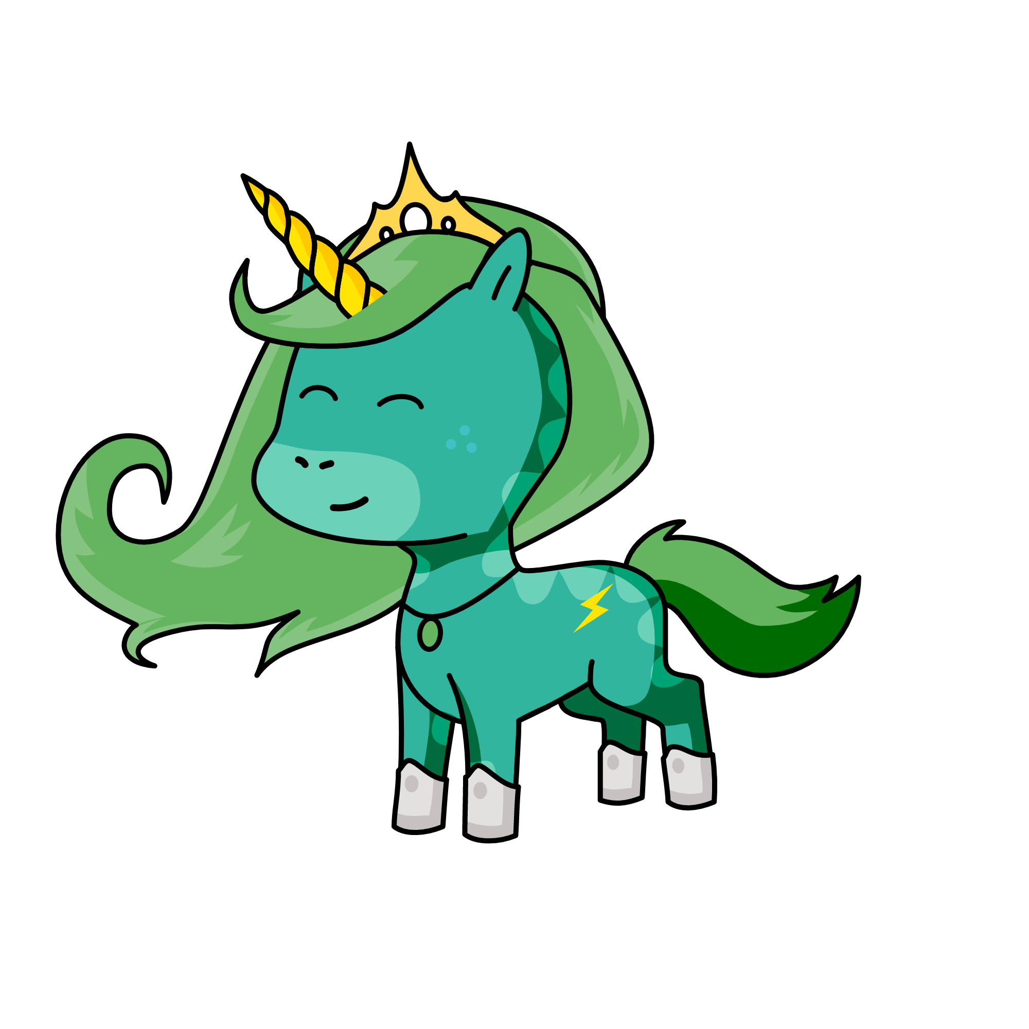 molly :), the unicorn