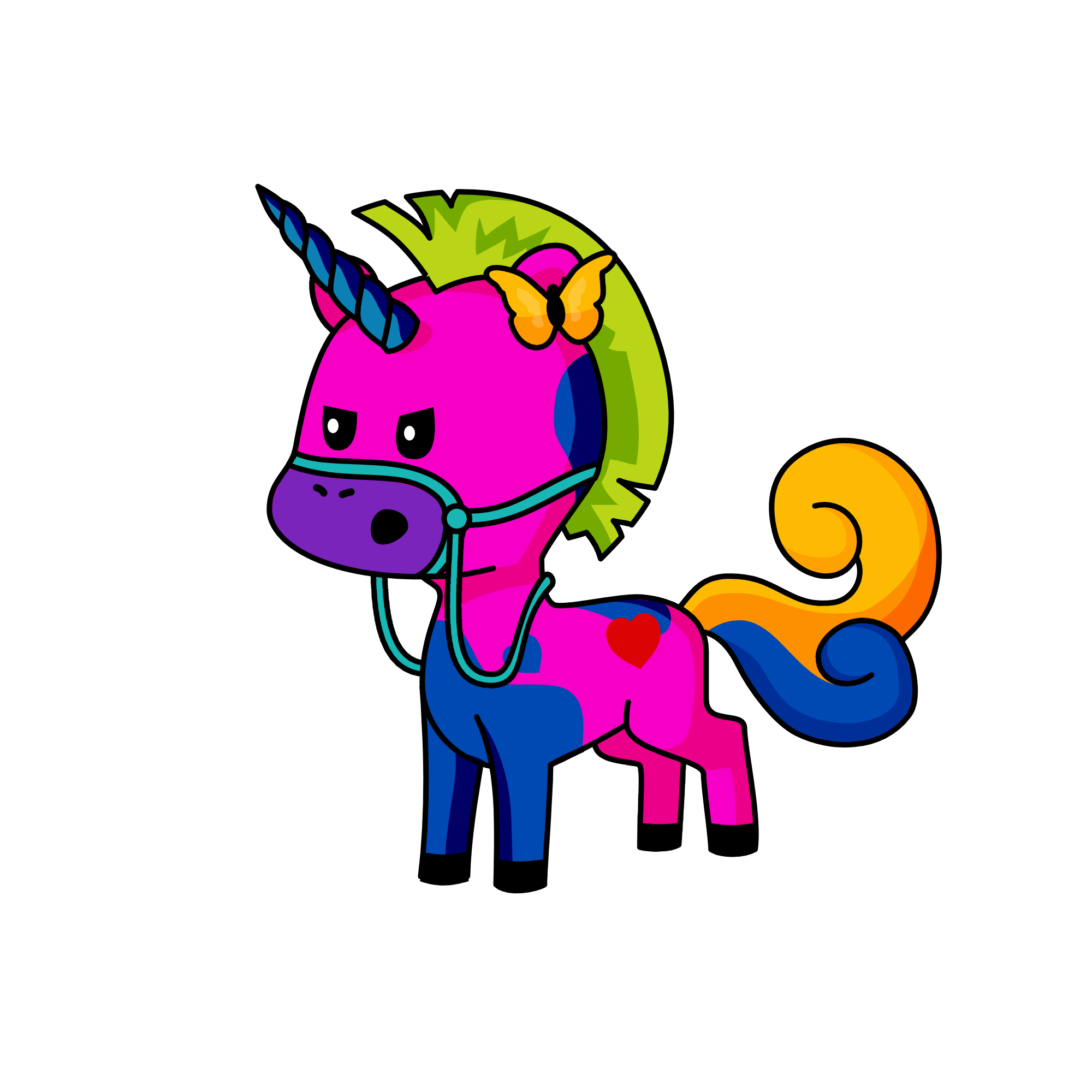 e, the unicorn