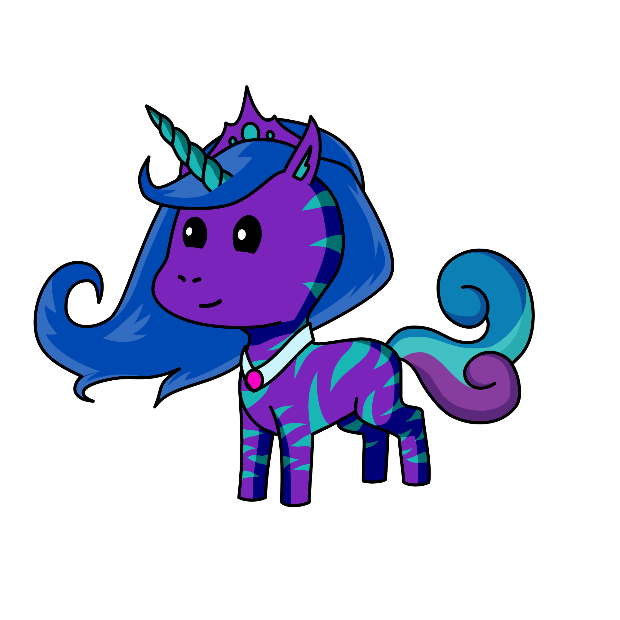 Midnight, the unicorn