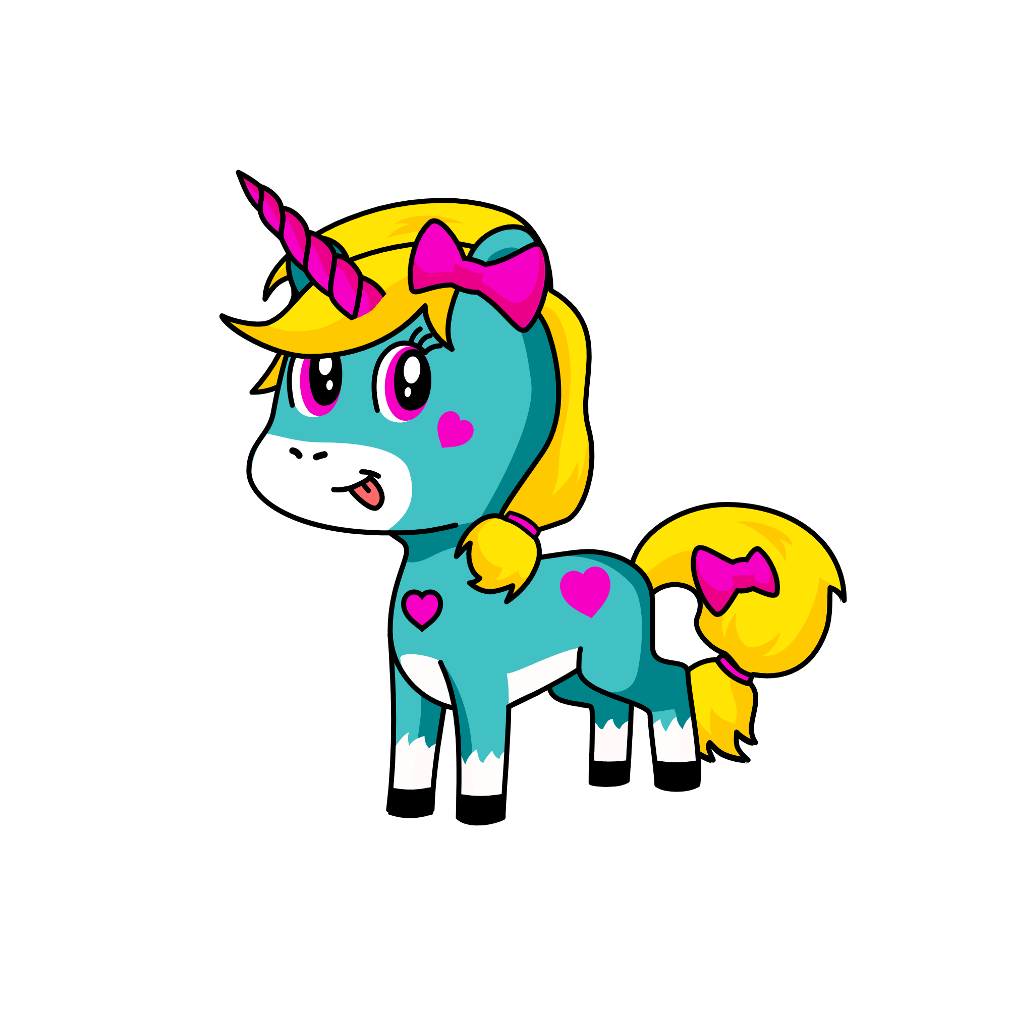 Girly Unicorn, the unicorn