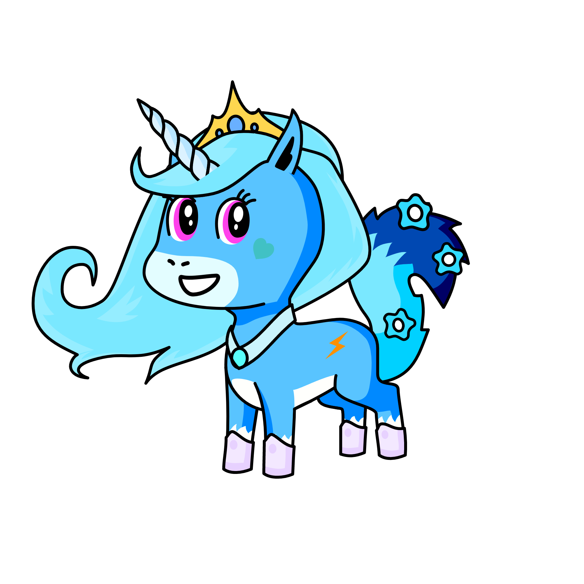 ra'ad, the unicorn