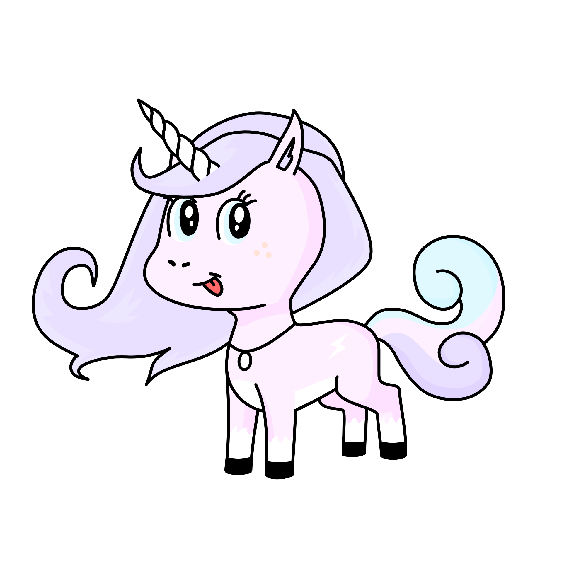 Pinky, the unicorn