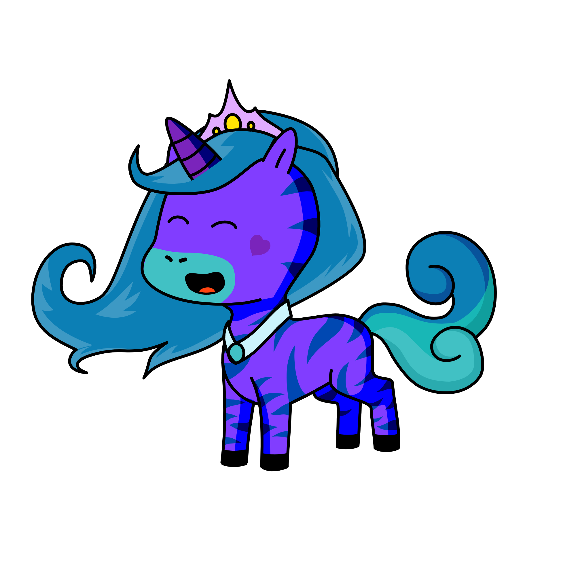 princess mightnight, the unicorn