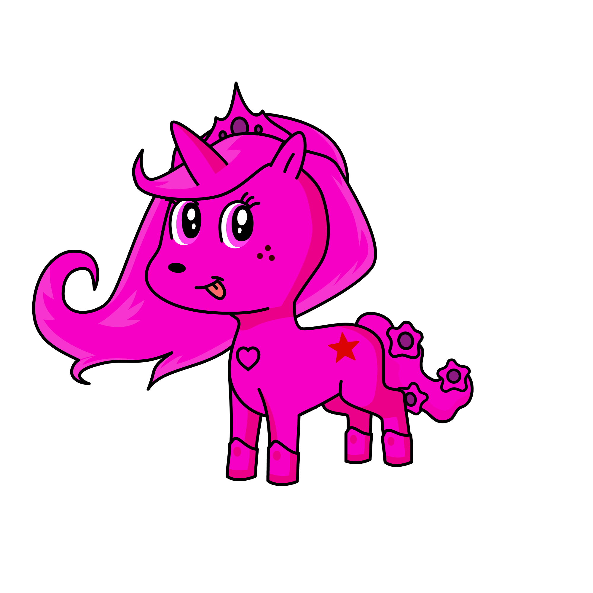quee dede, the unicorn