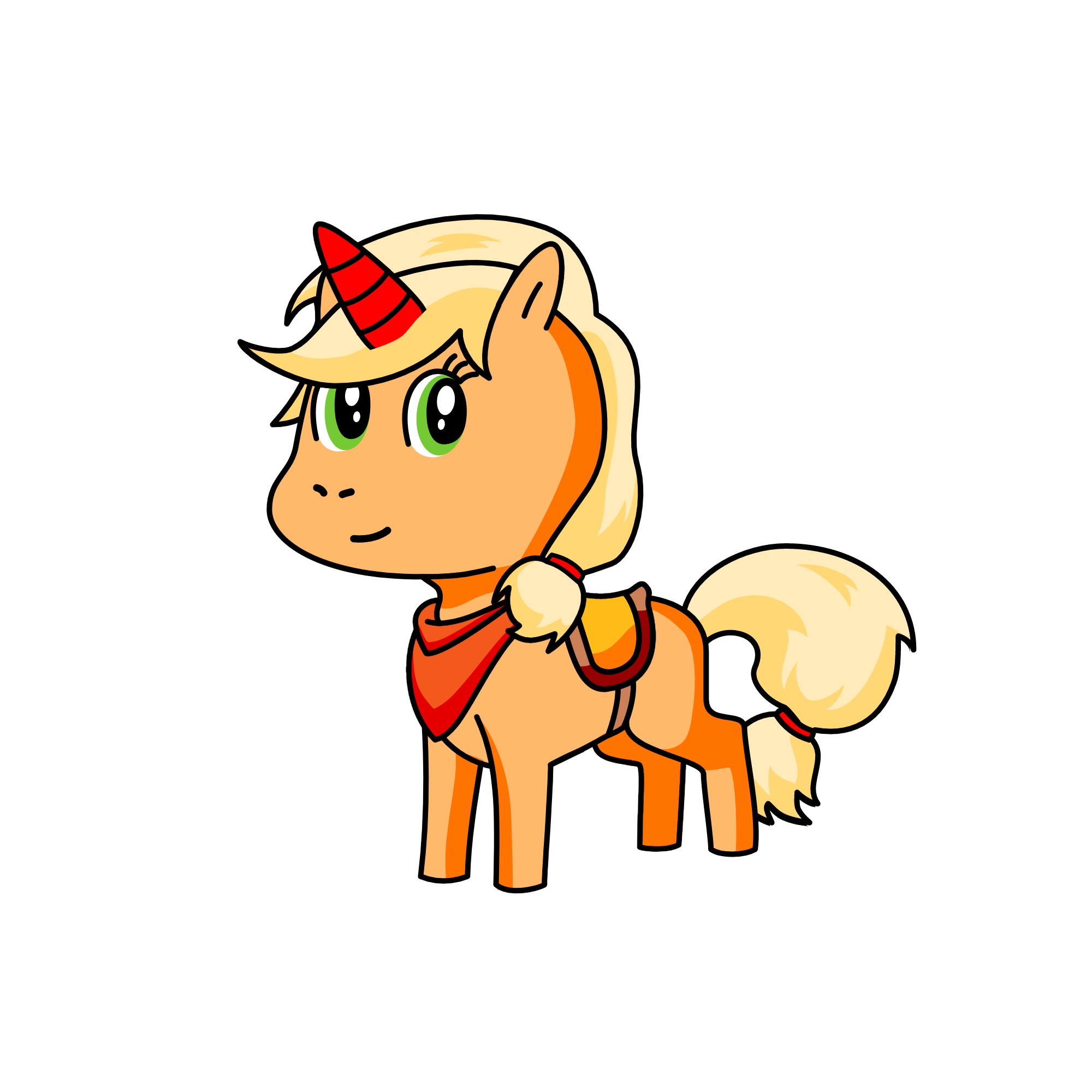 APPLE JACK, the unicorn