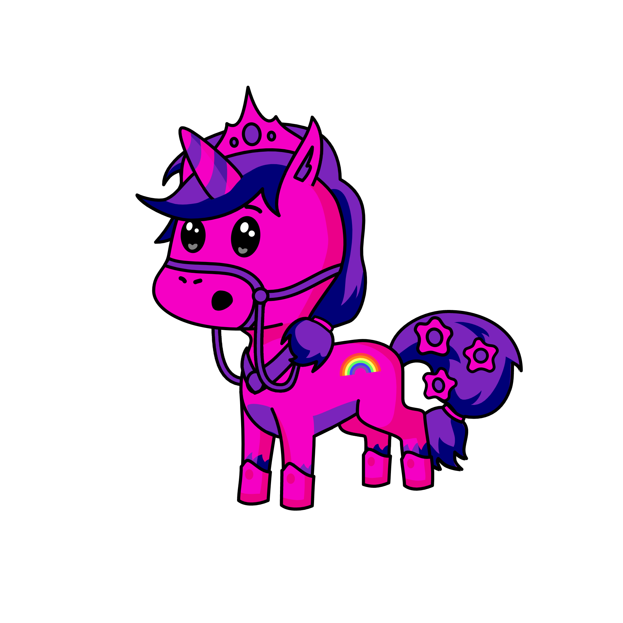 pink, the unicorn