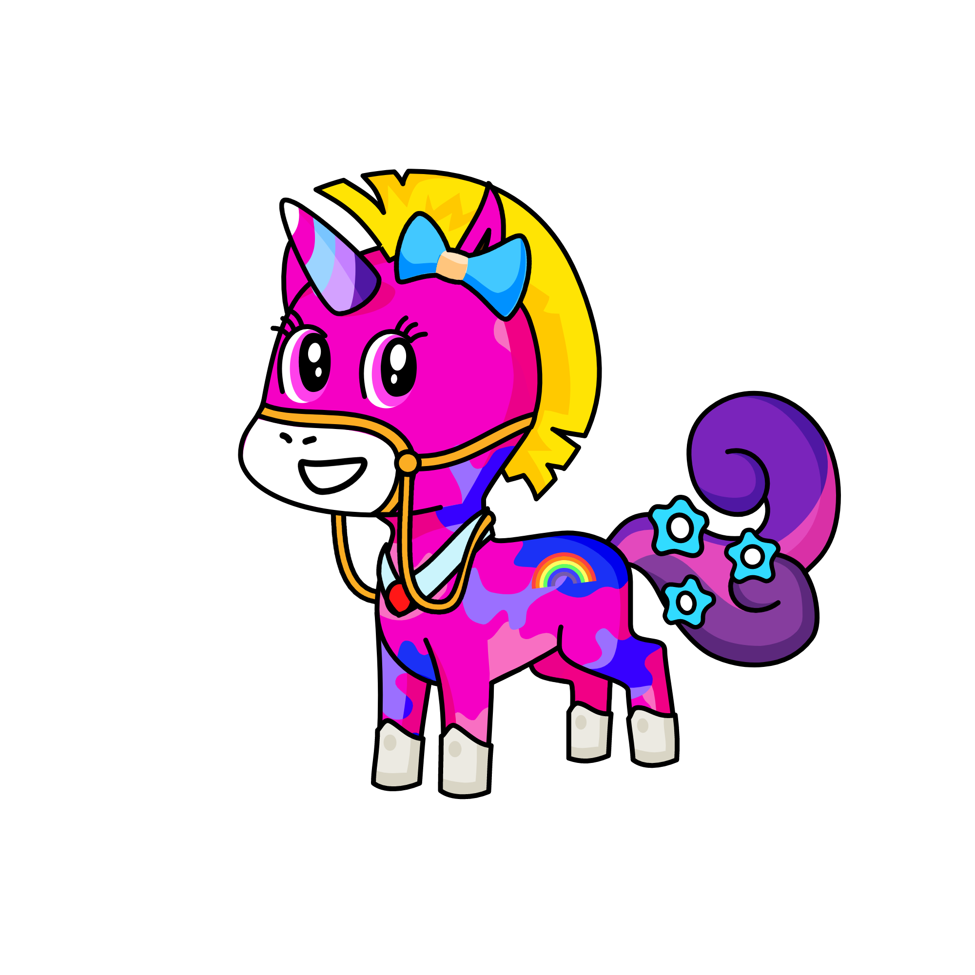 Raybowdash, the unicorn