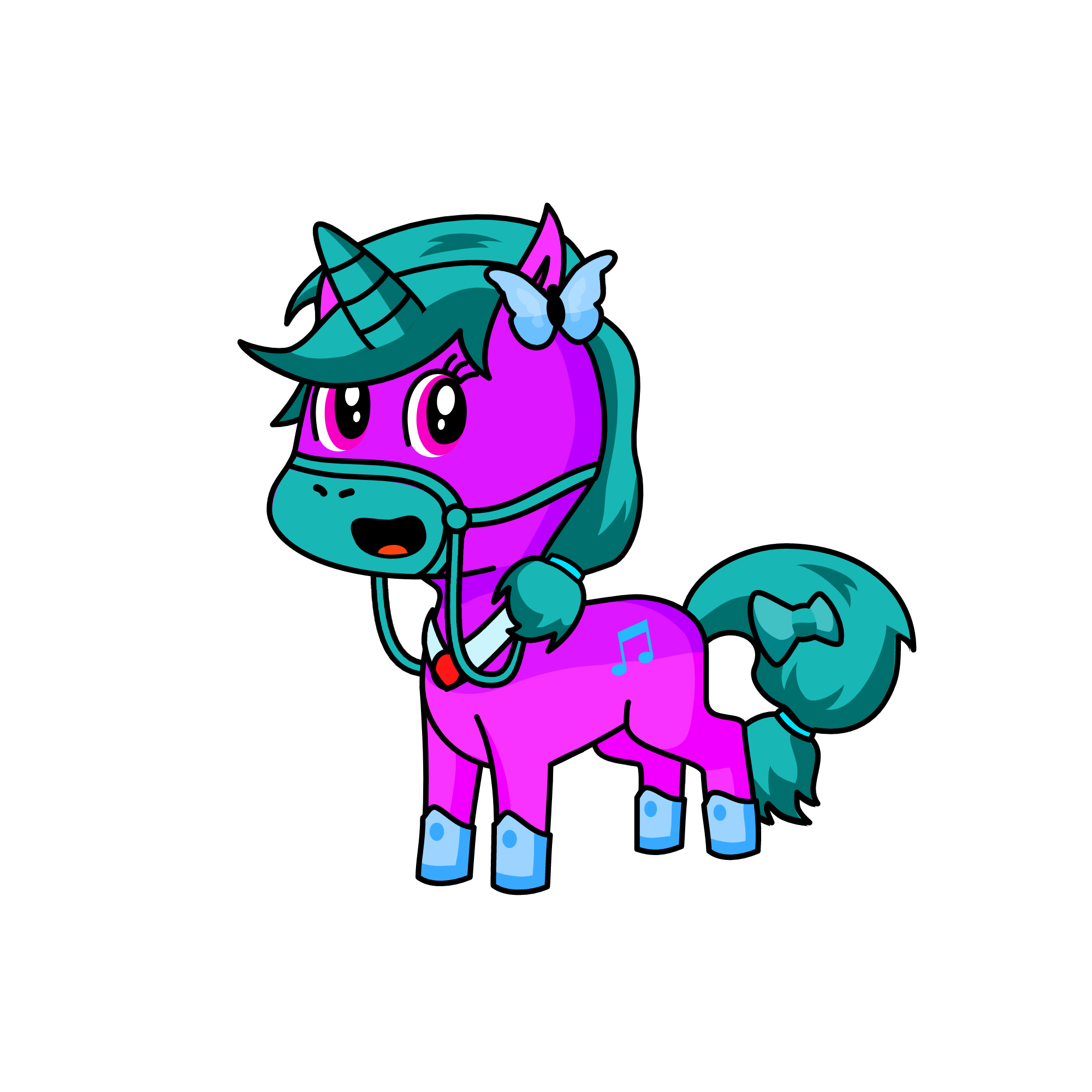 Léa, the unicorn
