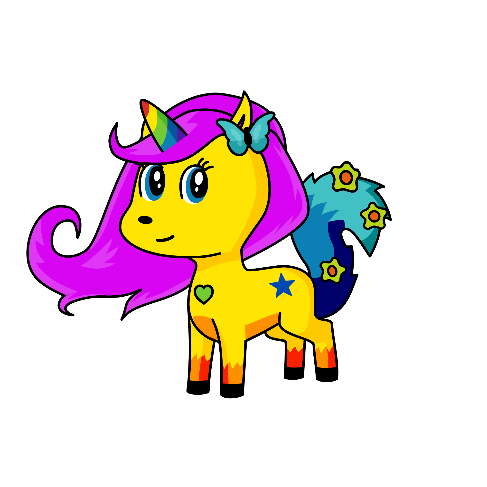 Hi, the unicorn