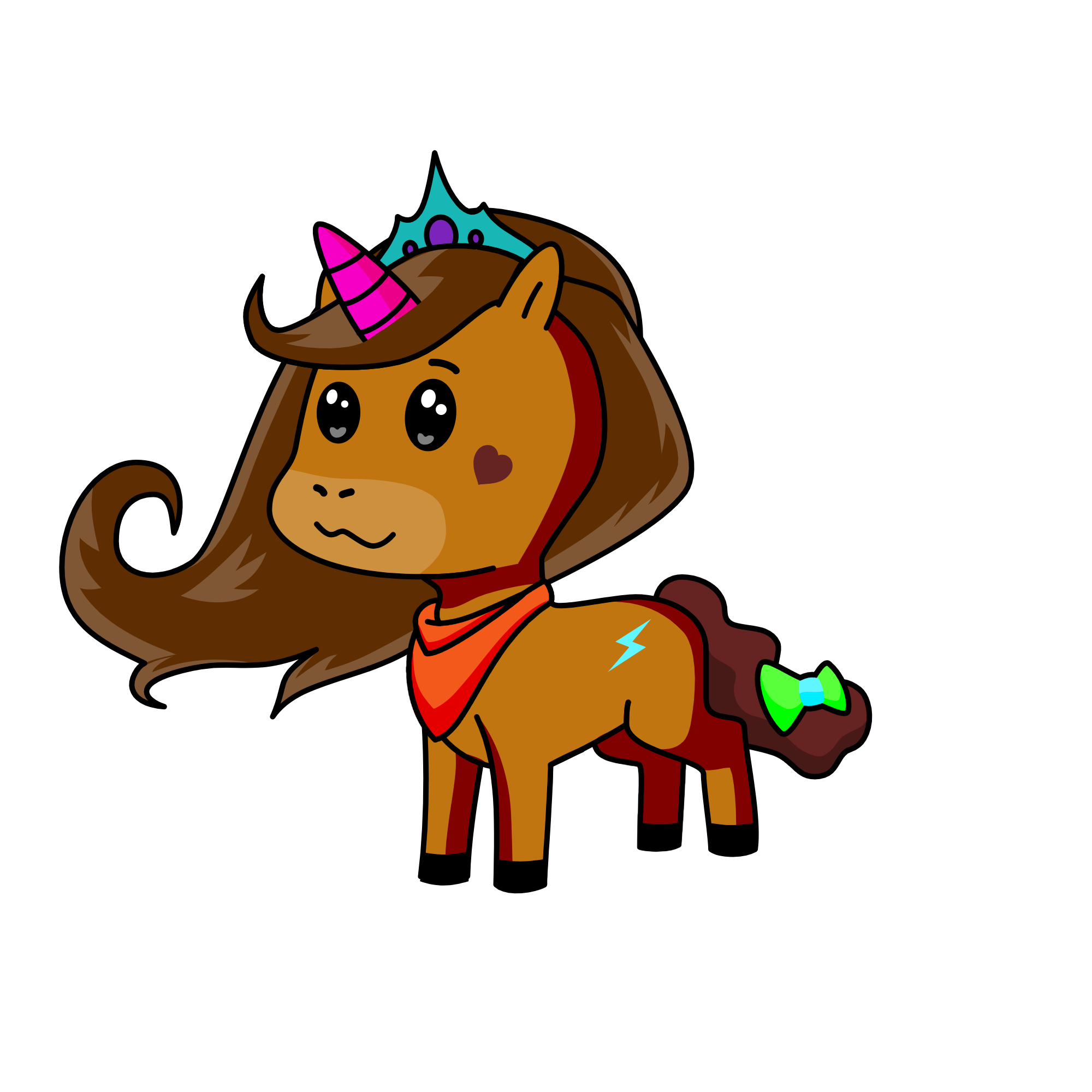 Lightning, the unicorn