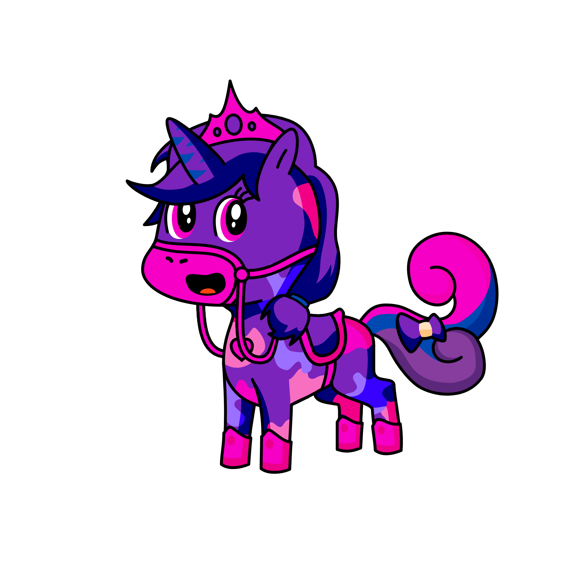 purpeleries, the unicorn