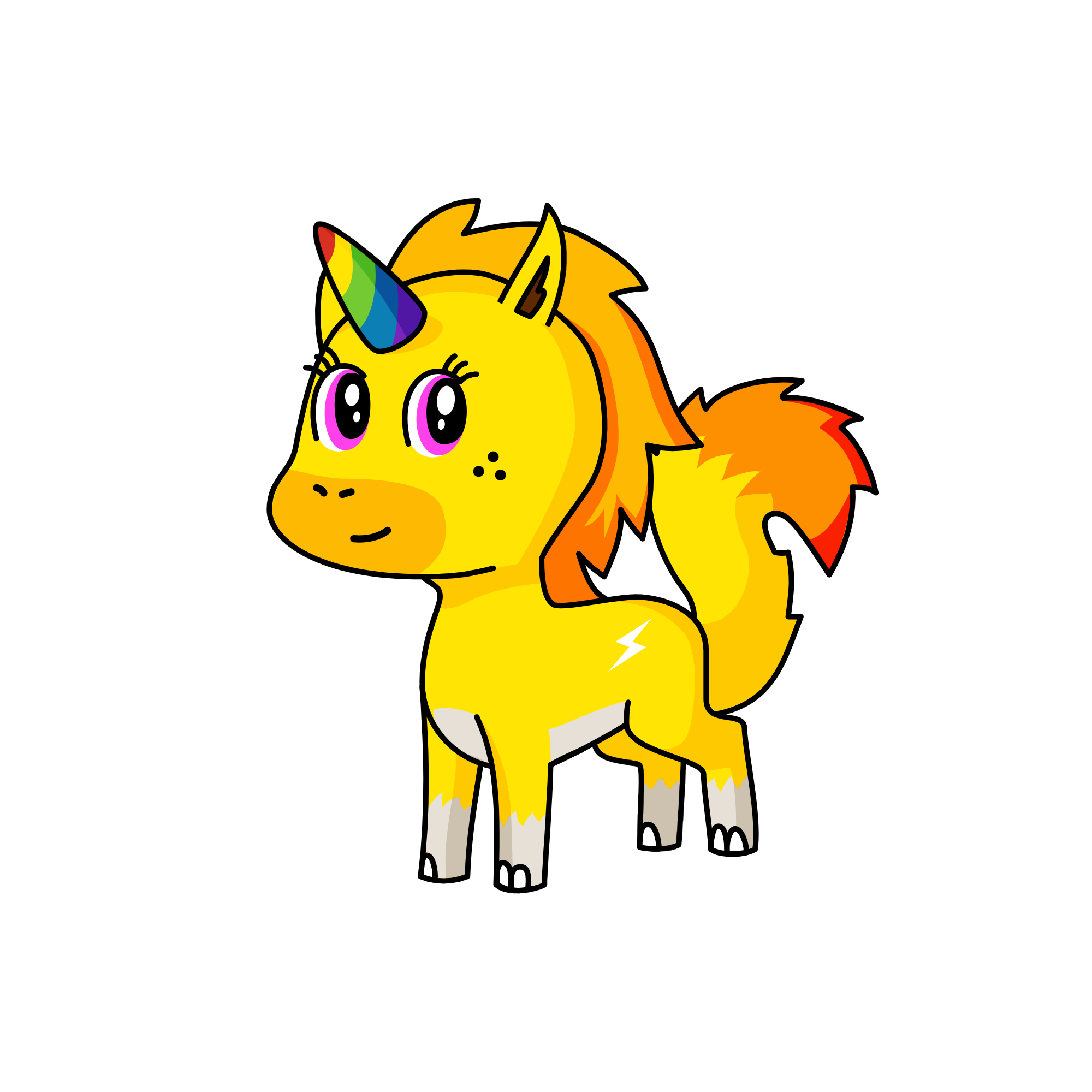 Polion, the unicorn