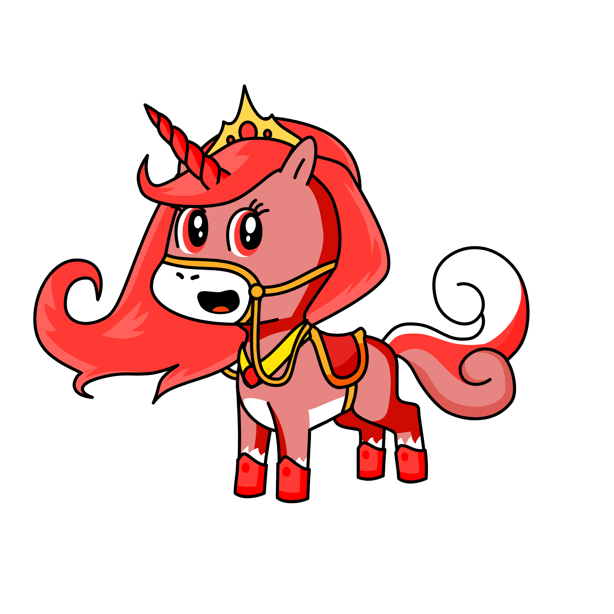 Ruby rainbow, the unicorn