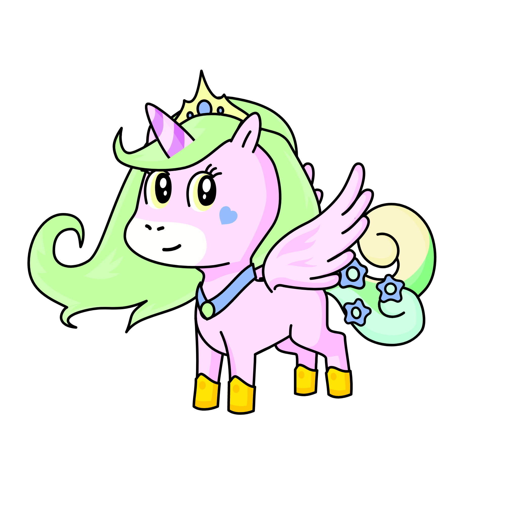The Pastel Princess "Princess Pastel", the unicorn