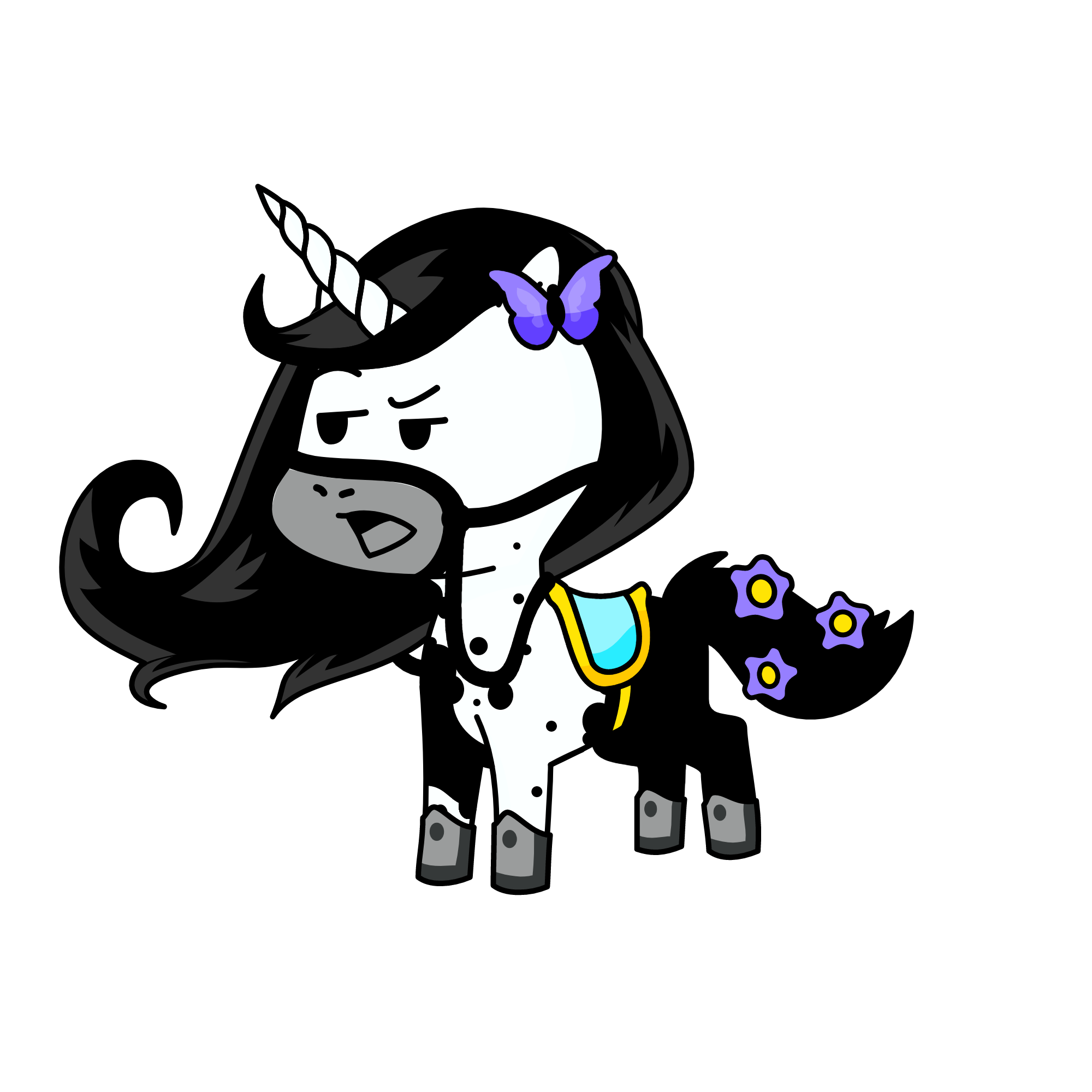 moon luna, the unicorn