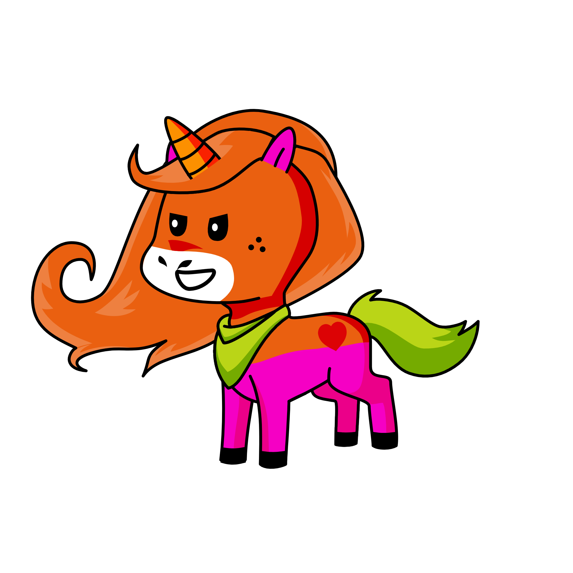 uno, the unicorn
