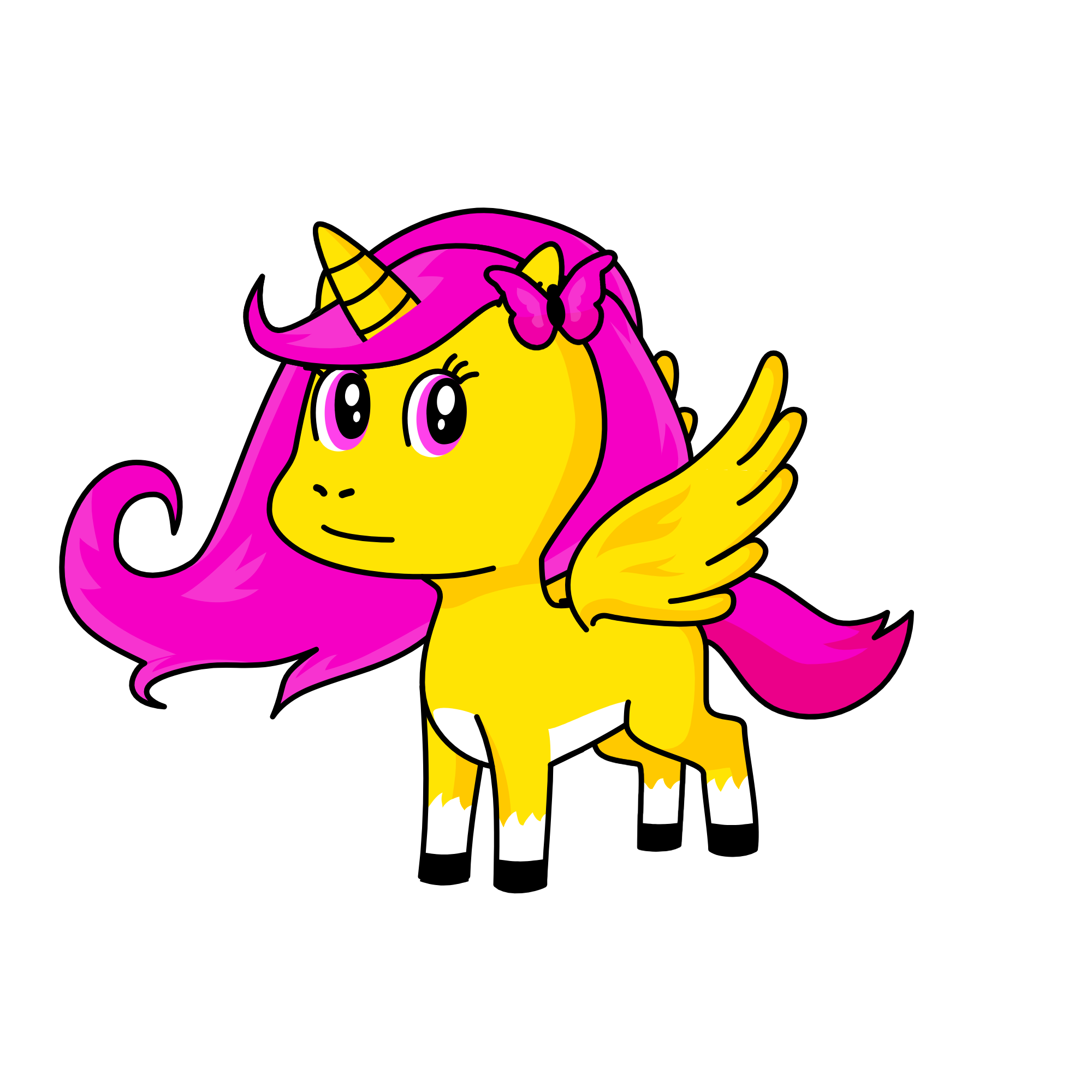 fluttershy, the unicorn