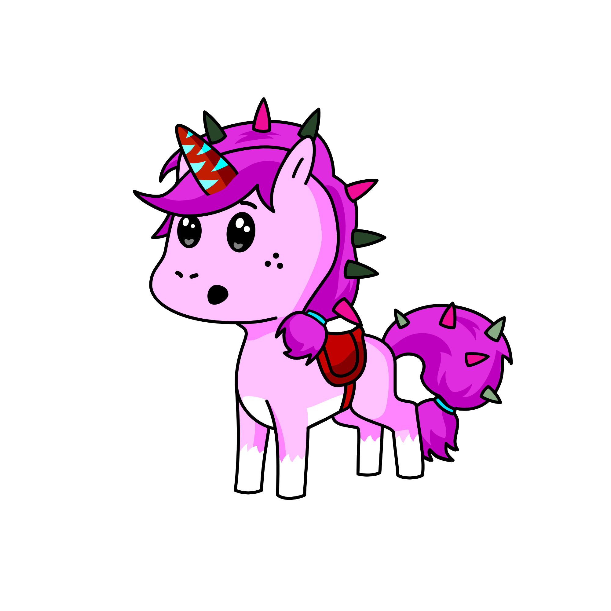 Poor Stella, the unicorn