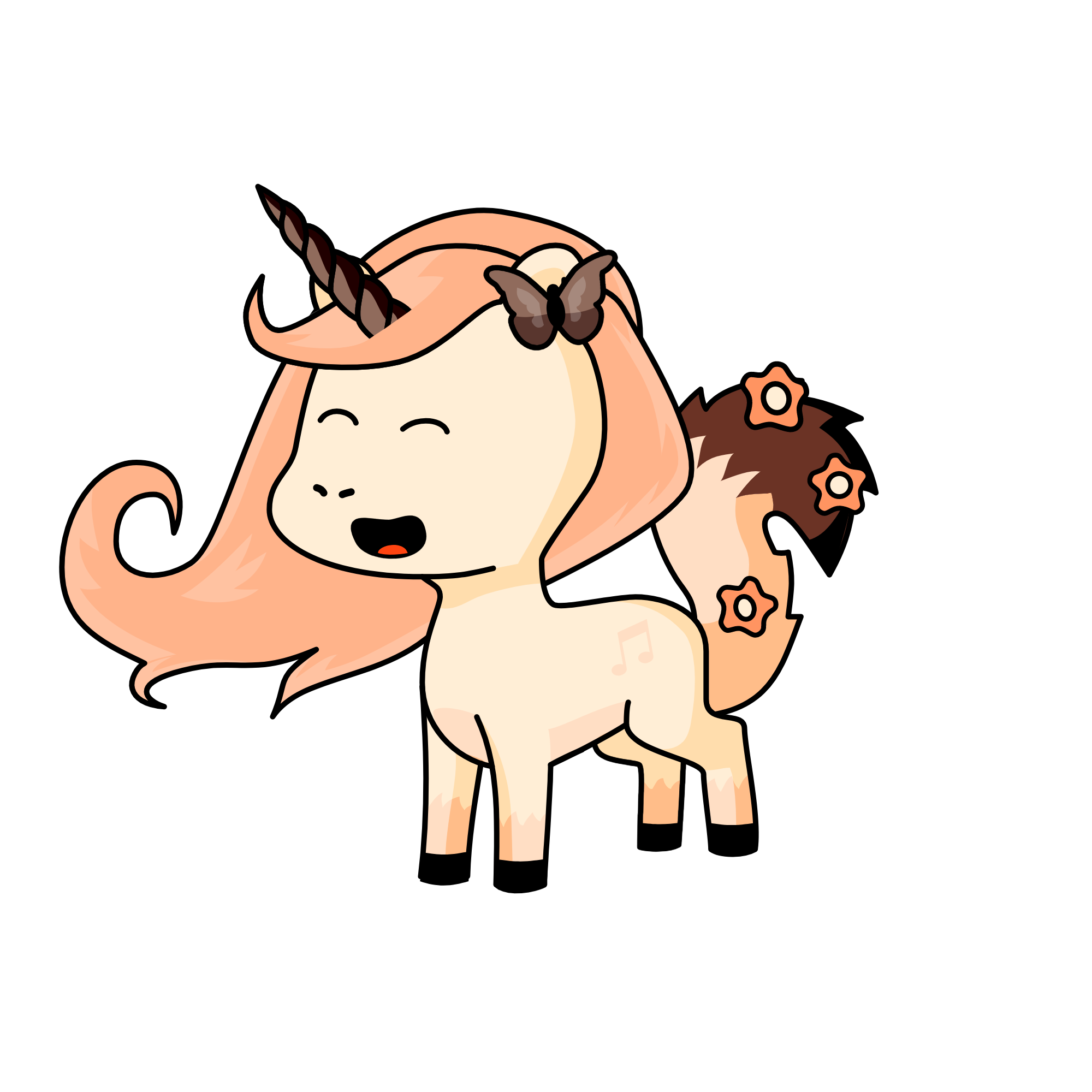 Bubble Gum the Unicorn, the unicorn