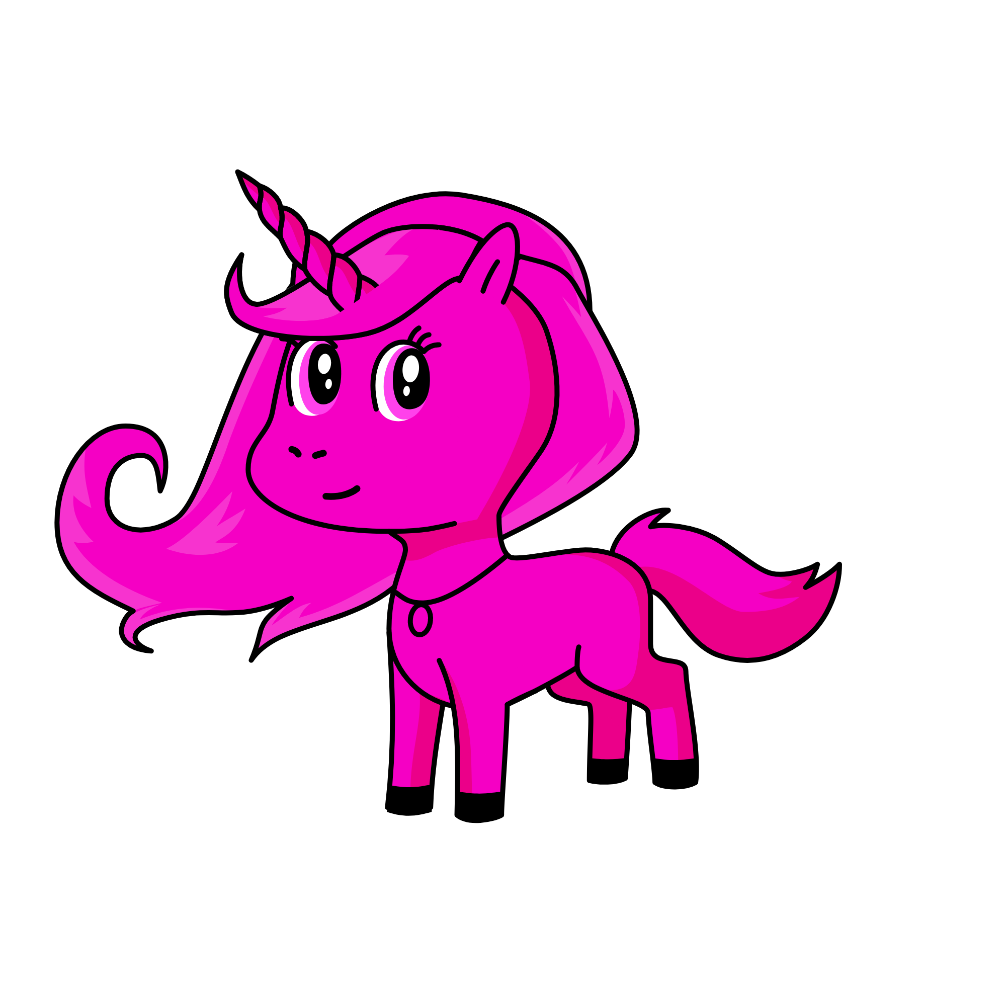 pinky, the unicorn