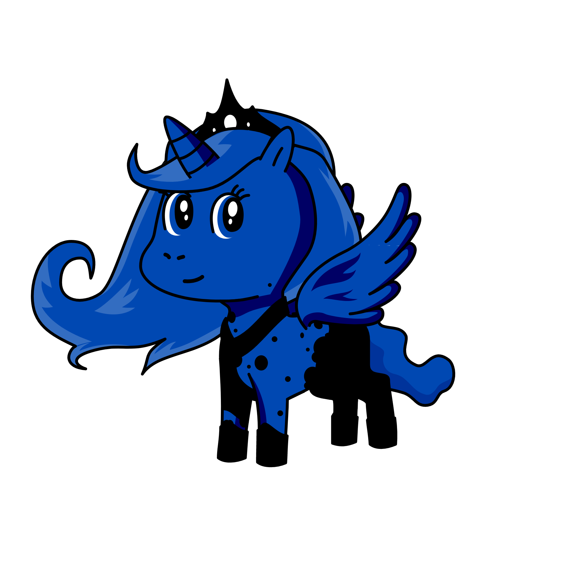 Luna, the unicorn