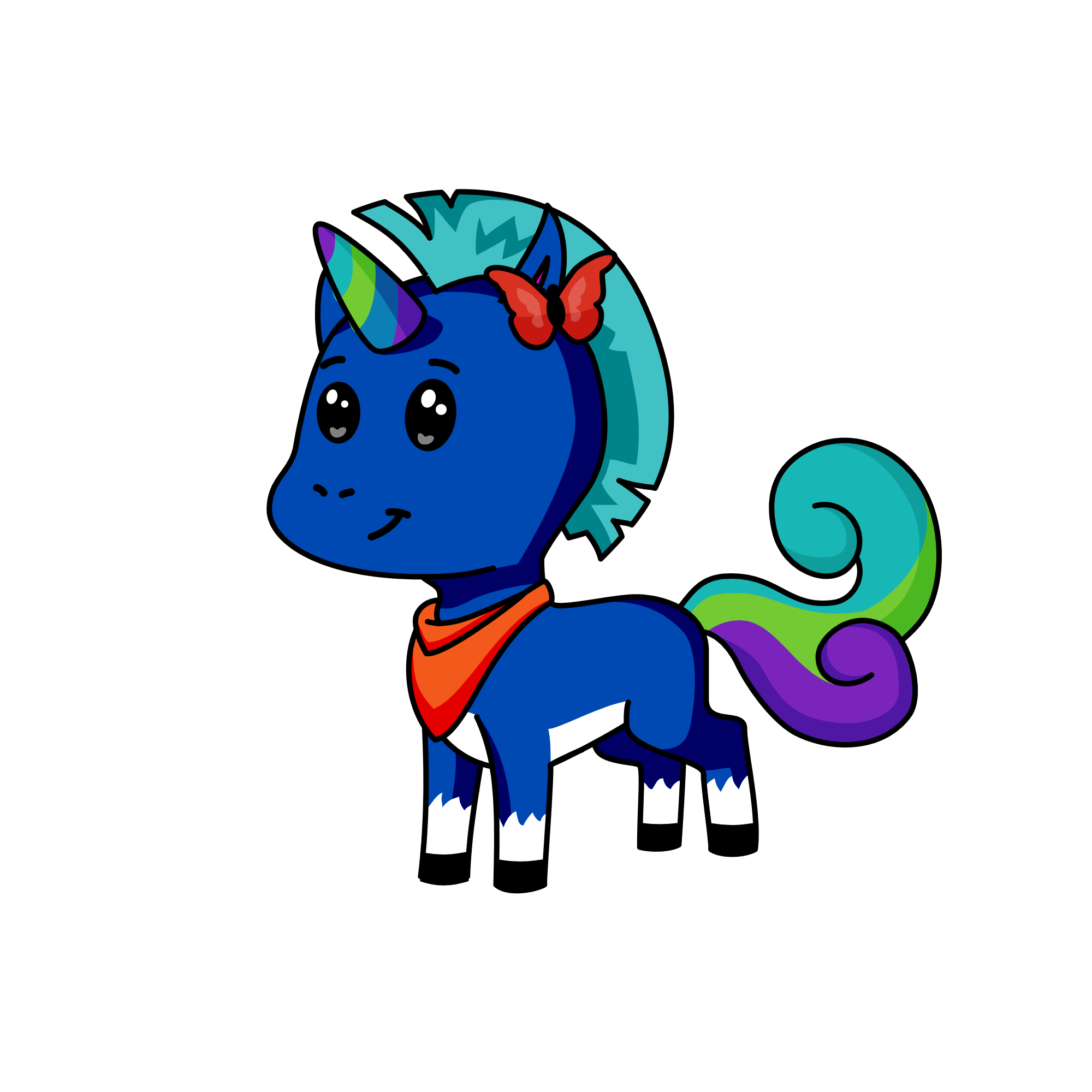 Spike, the unicorn