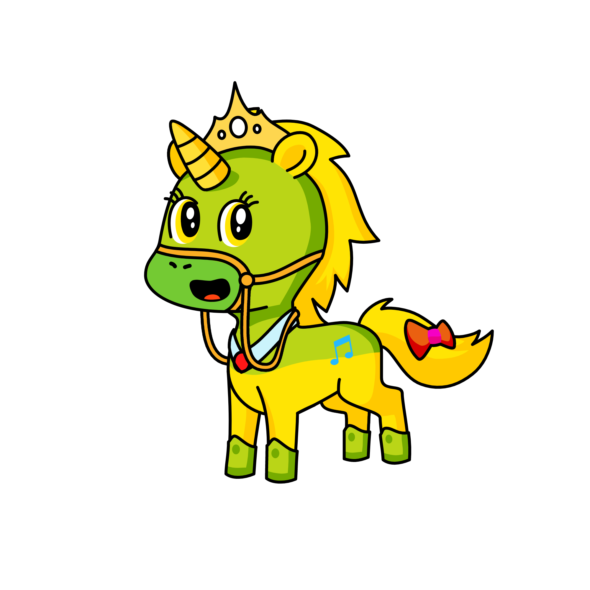 princess rock star, the unicorn