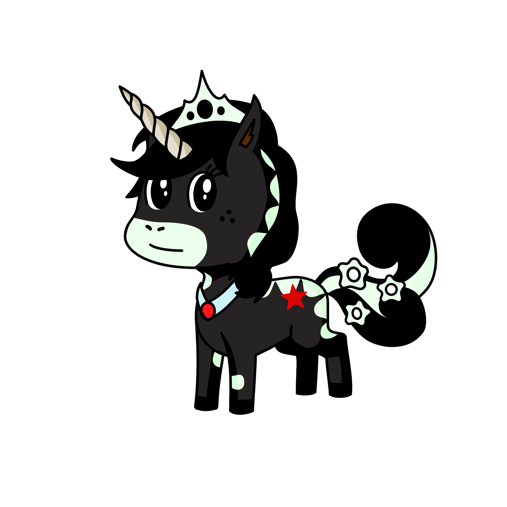 princess darklight moon, the unicorn