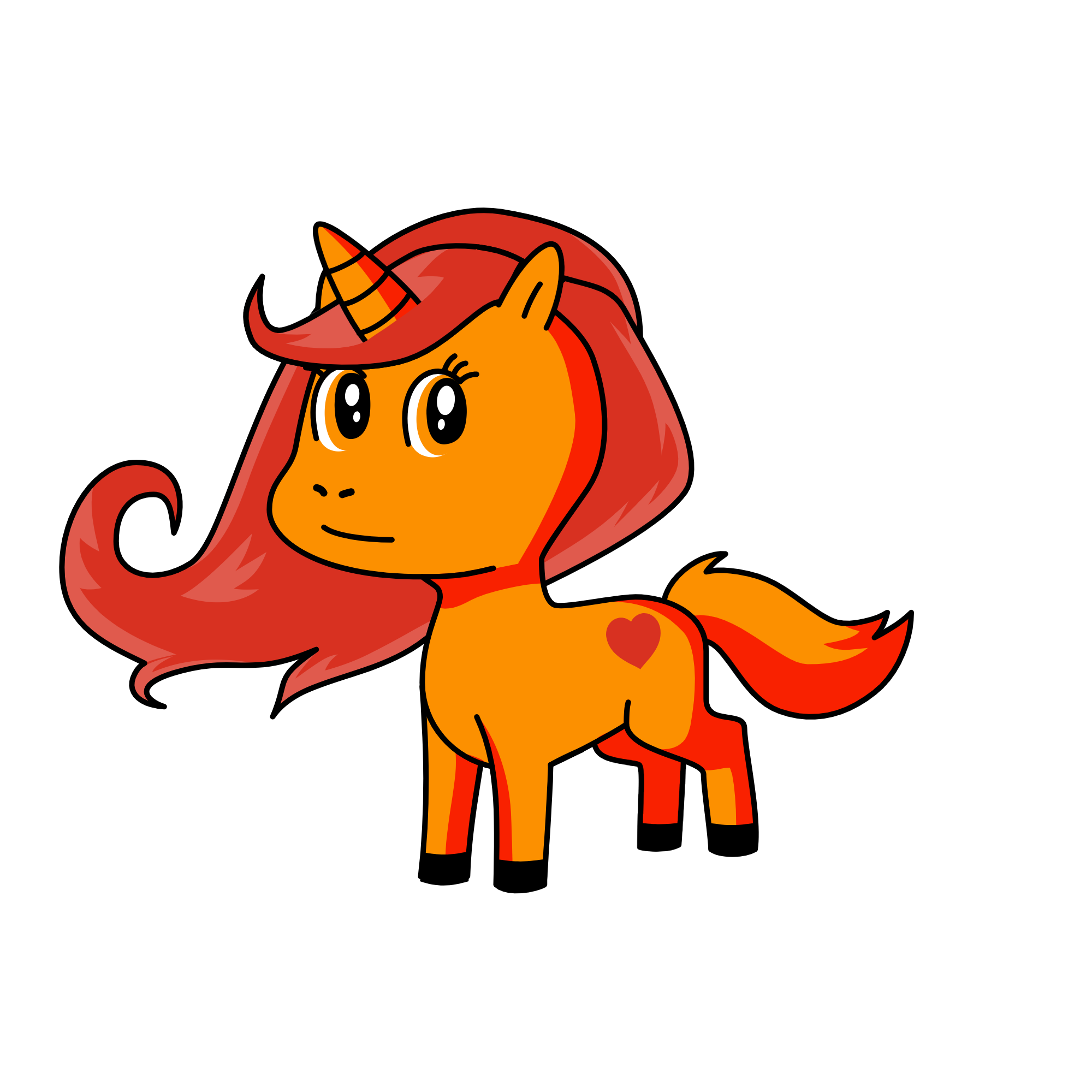 Sunset Shimmer, the unicorn