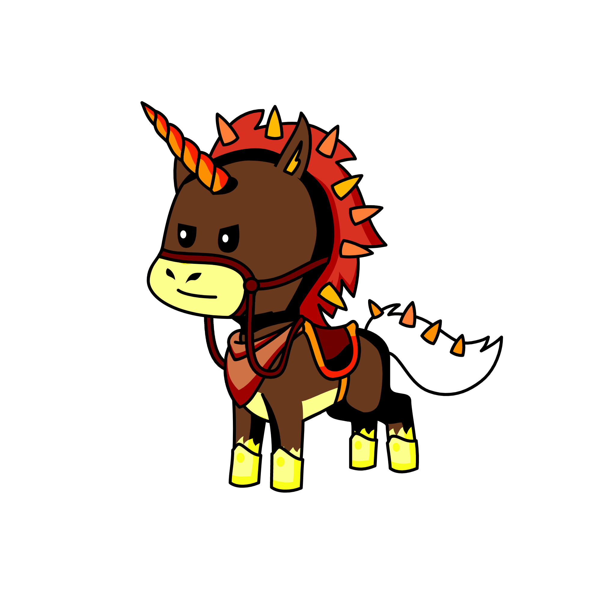 courege, the unicorn