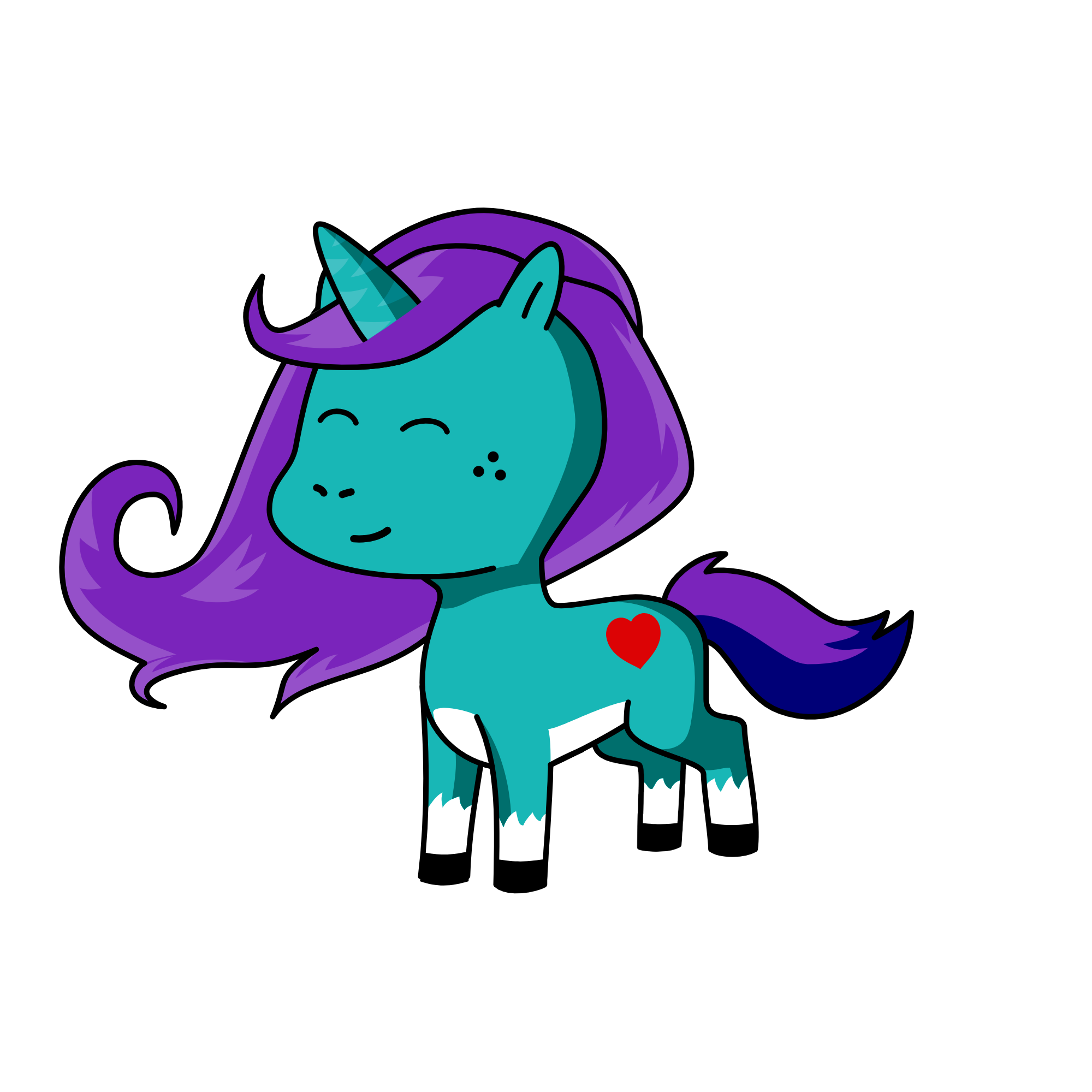 sapphıre bluewing, the unicorn