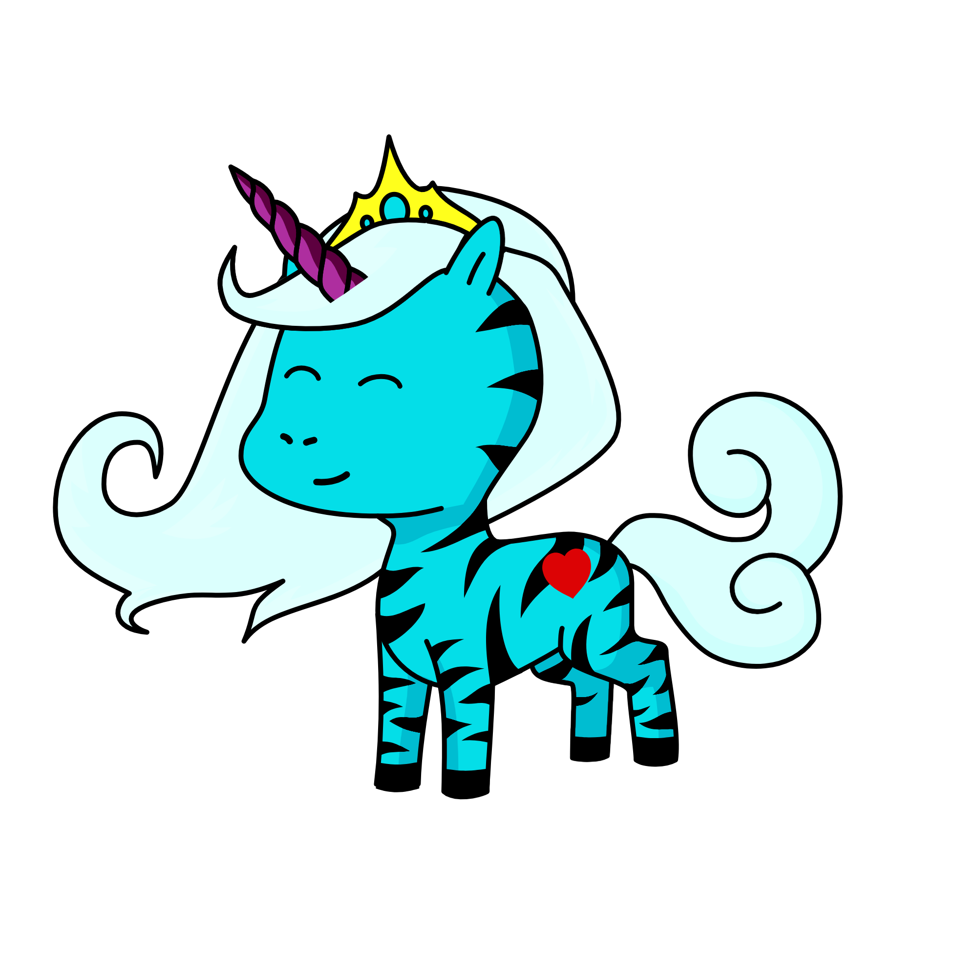 Frost Tigress, the unicorn