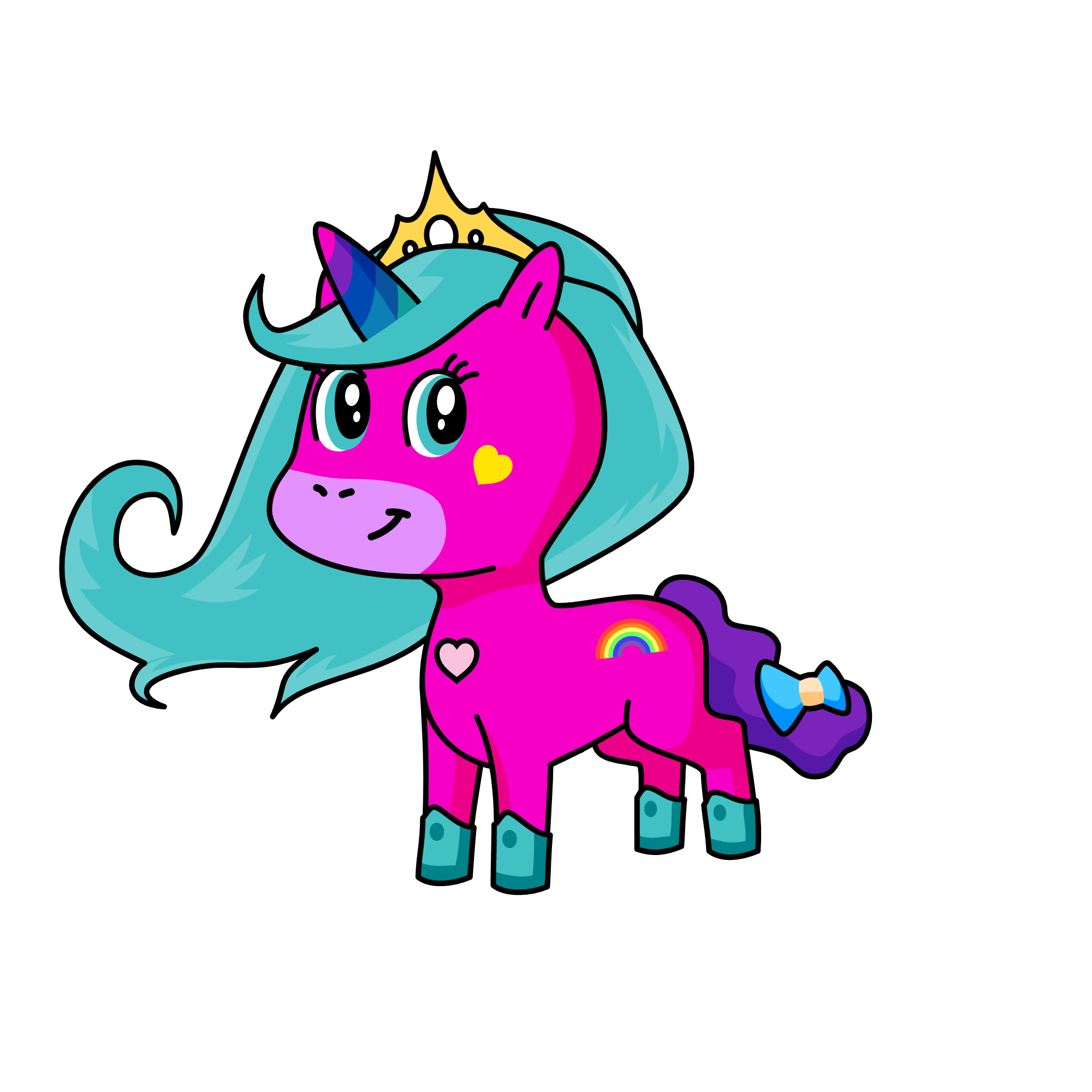 pinky, the unicorn