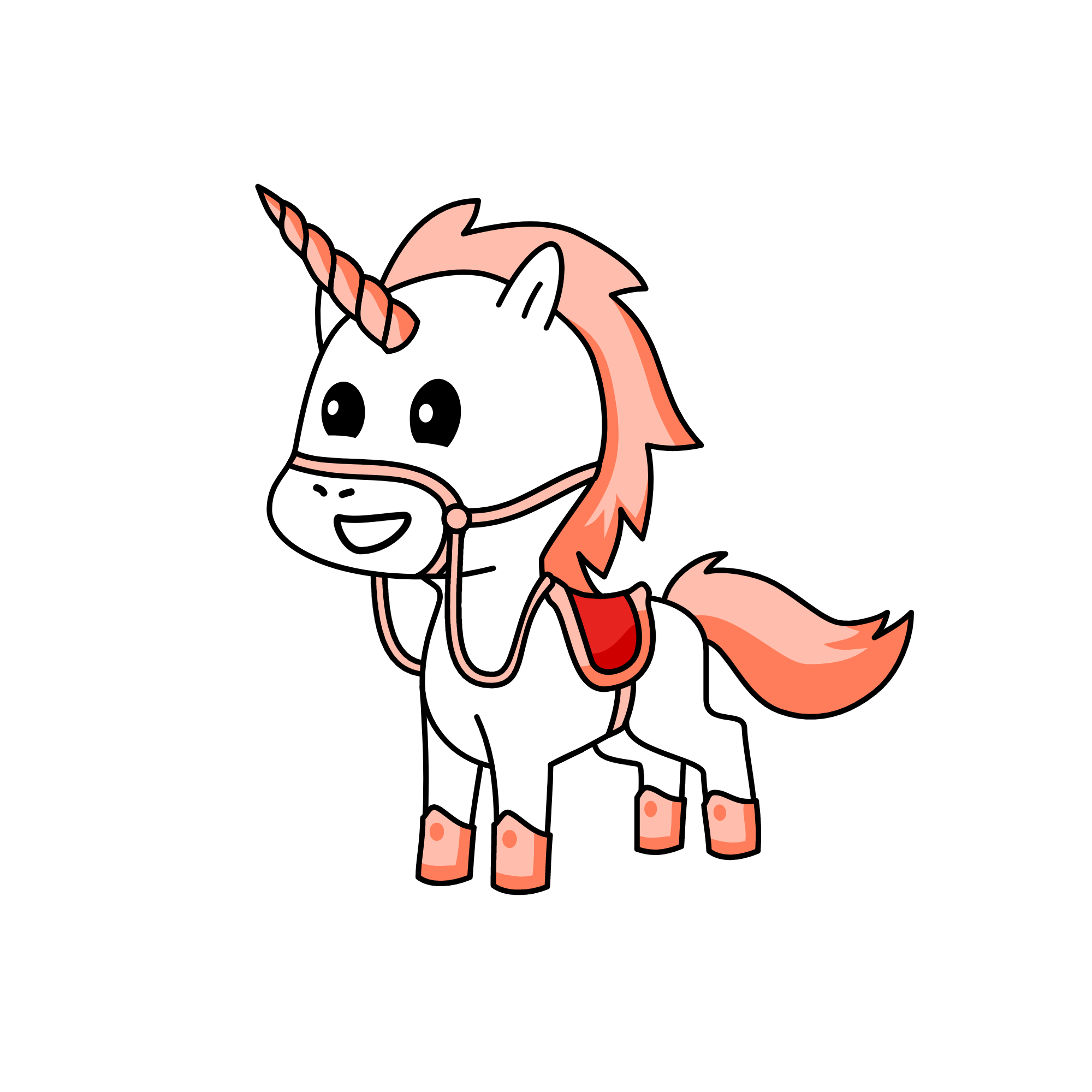 Fire - Fly, the unicorn