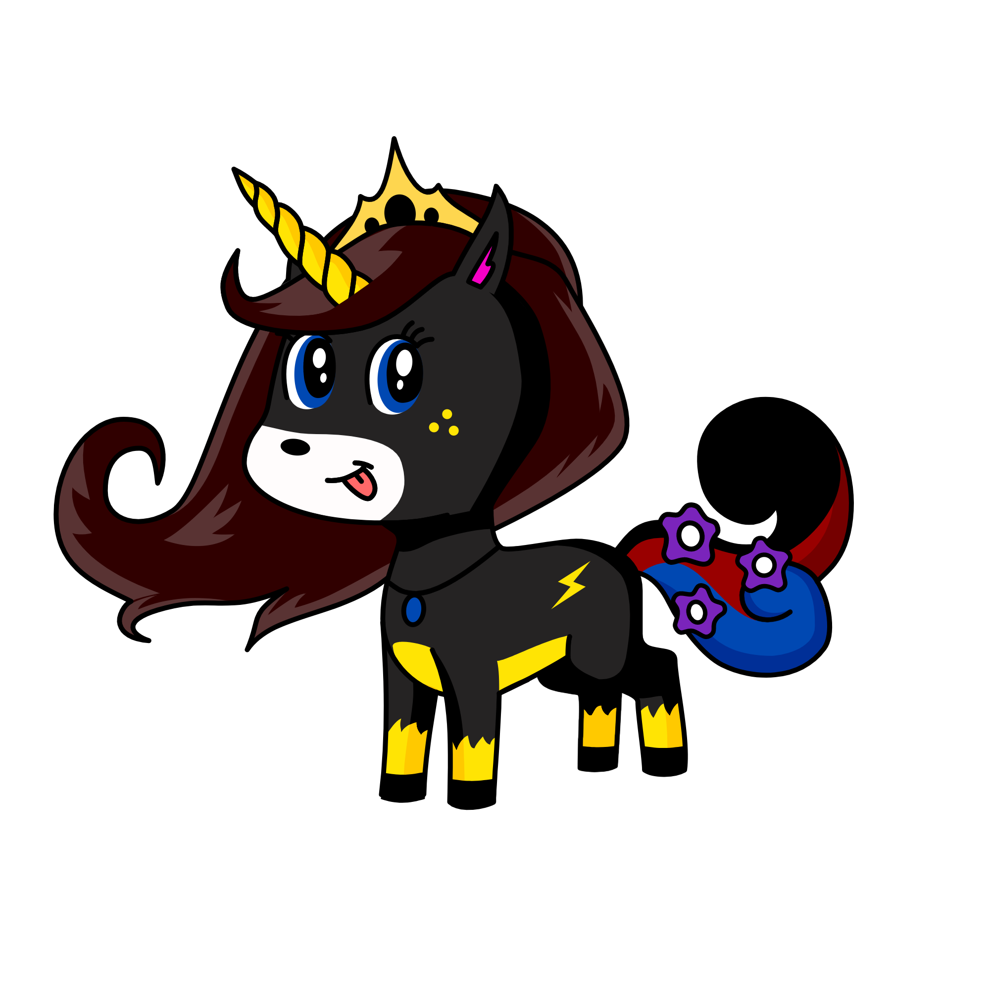 Midnightina, the unicorn