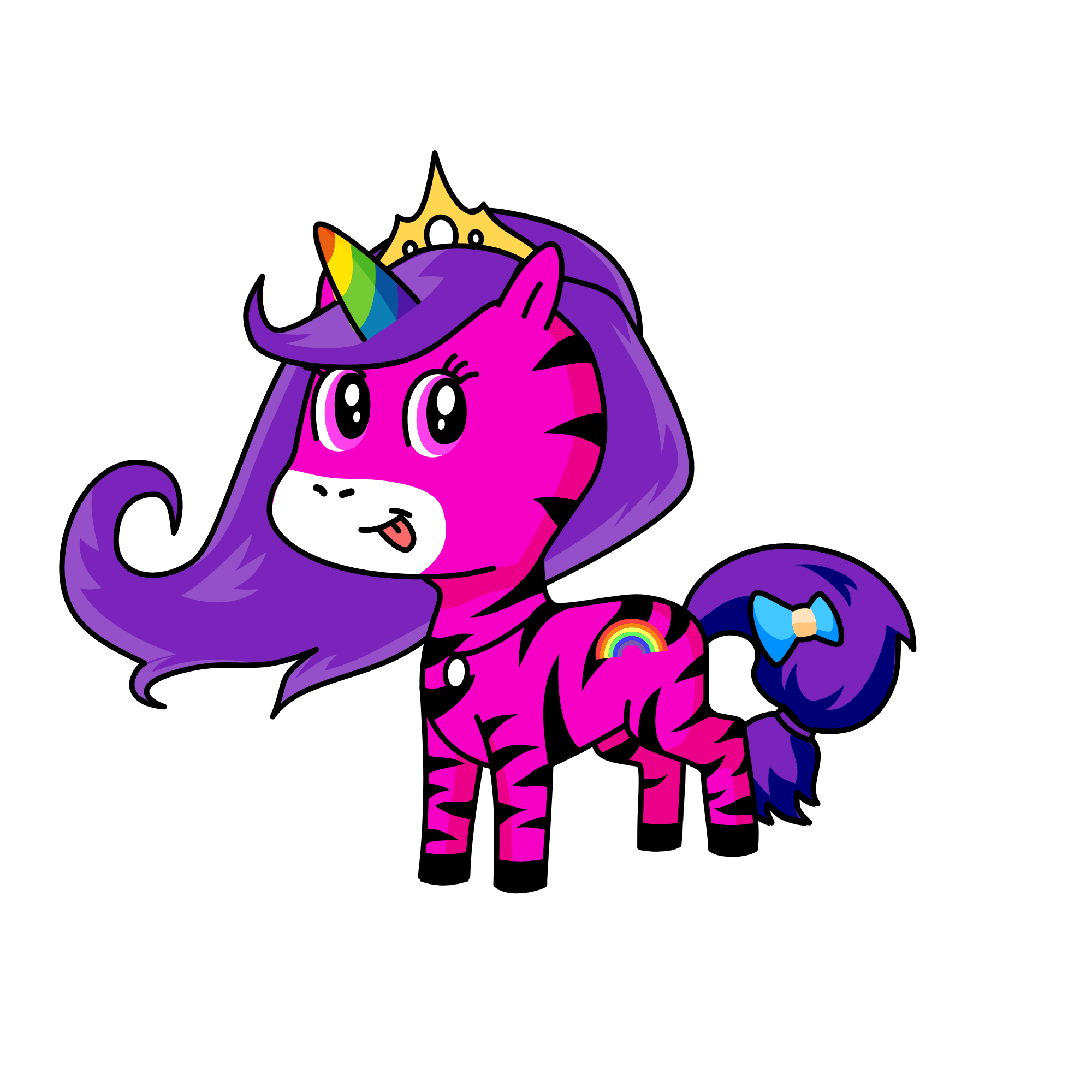 Sparkles, the unicorn