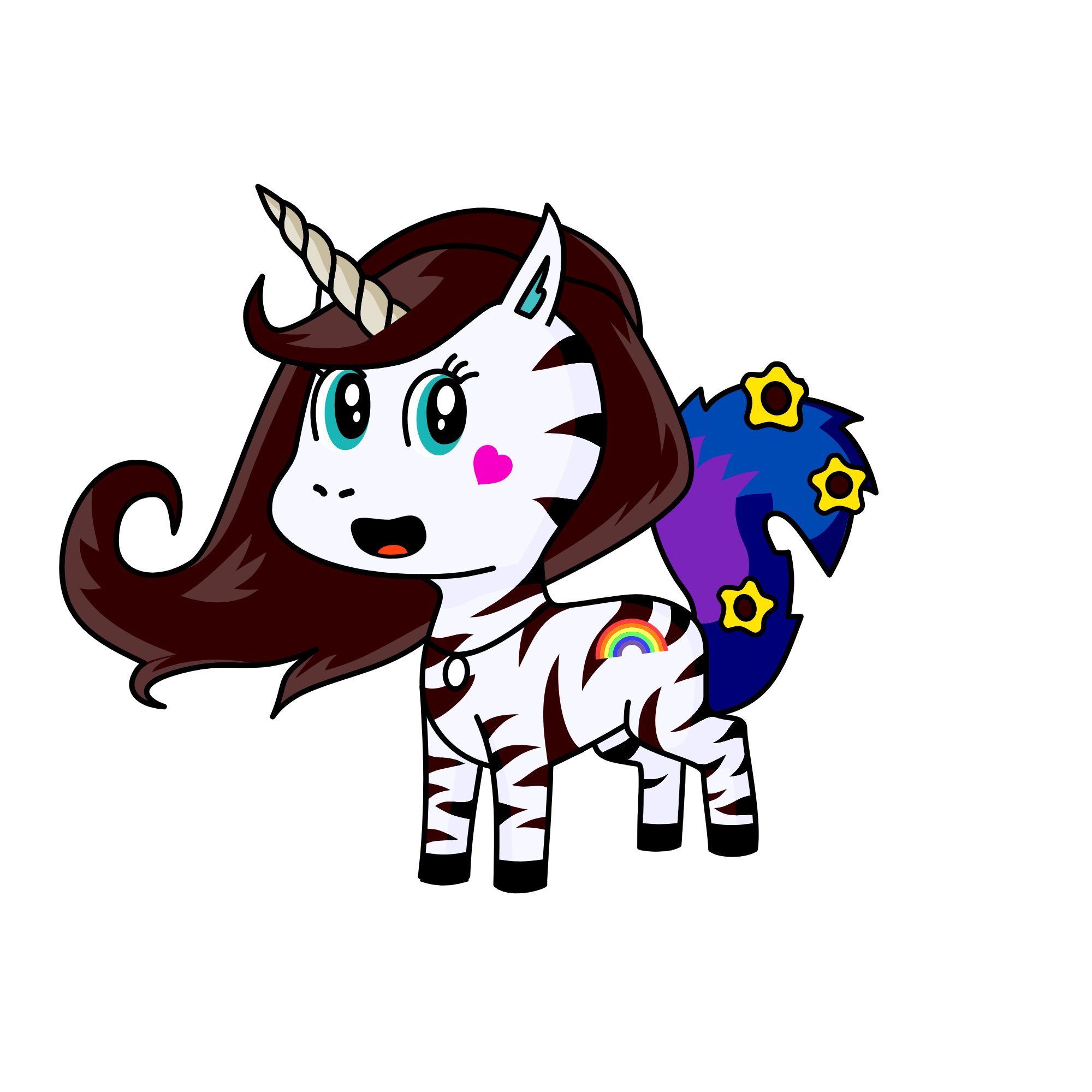 Queen    of.  rain bow, the unicorn