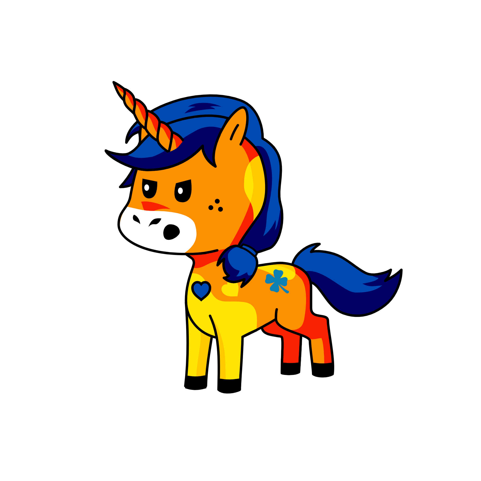 blul, the unicorn