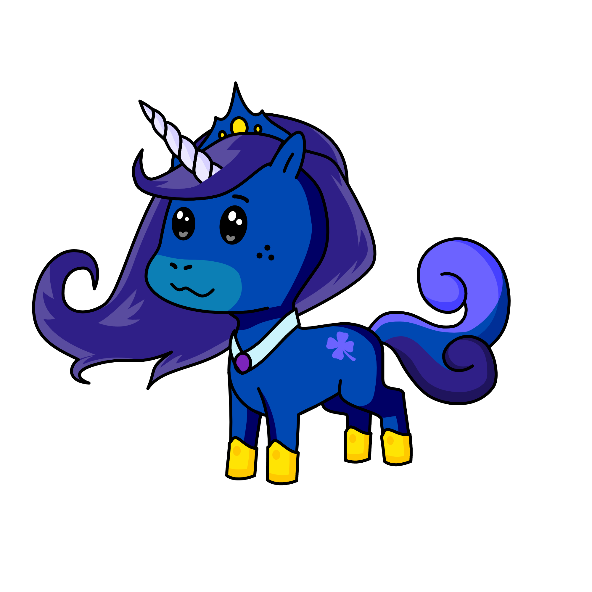 Winter, the unicorn