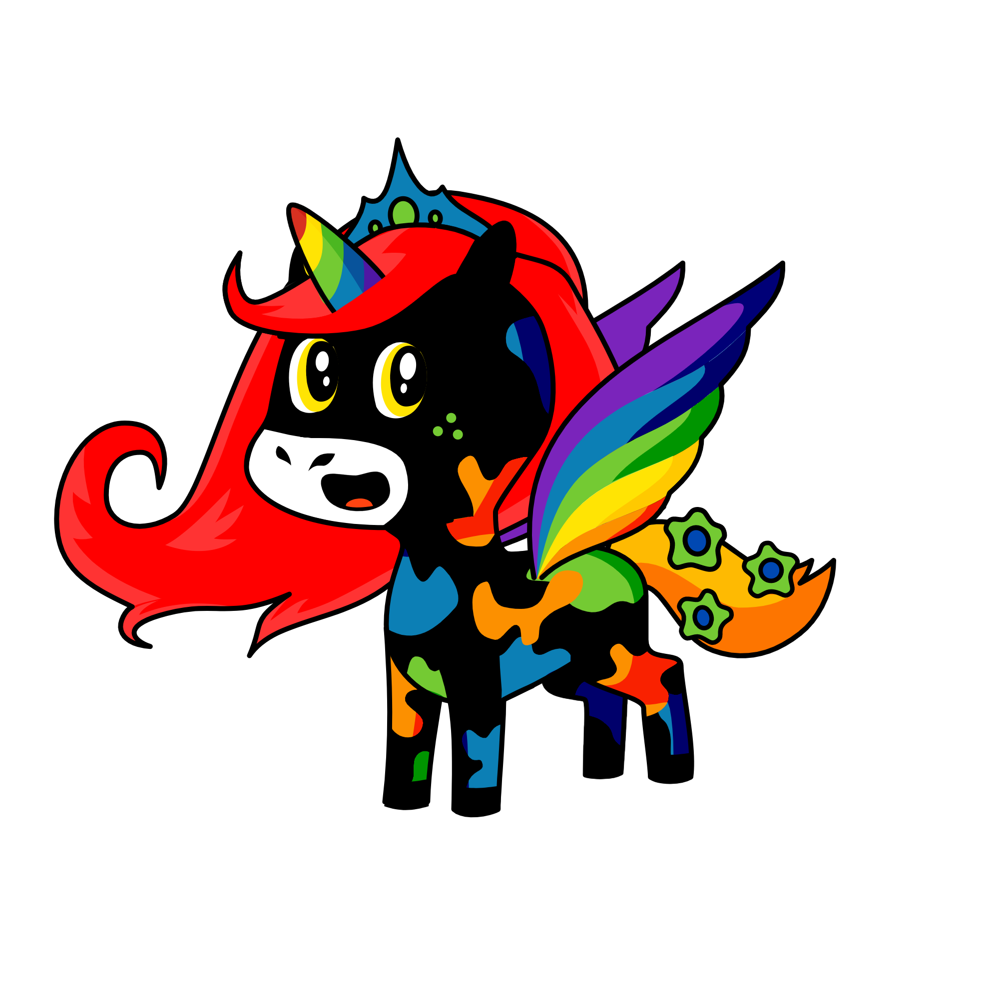 rainbow, the unicorn