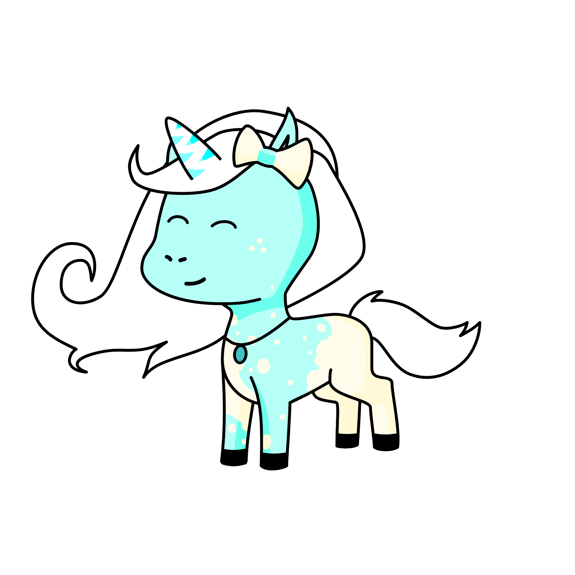 Sky, the unicorn