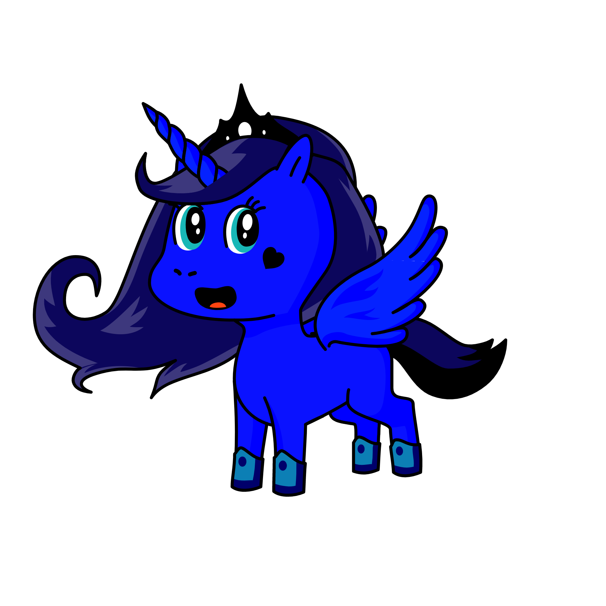 Princess Luna, the unicorn