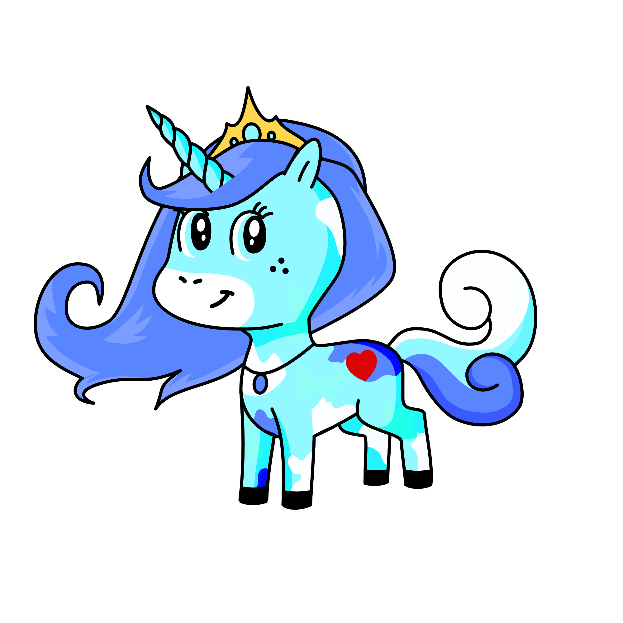 ❄❄, the unicorn