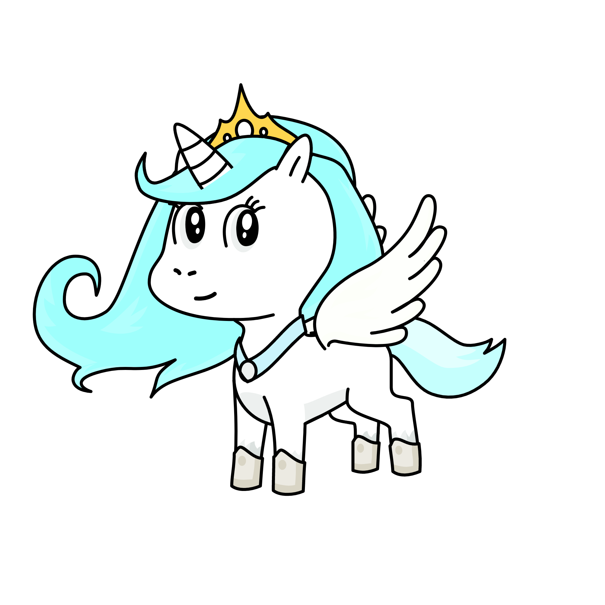 Anglelina, the unicorn