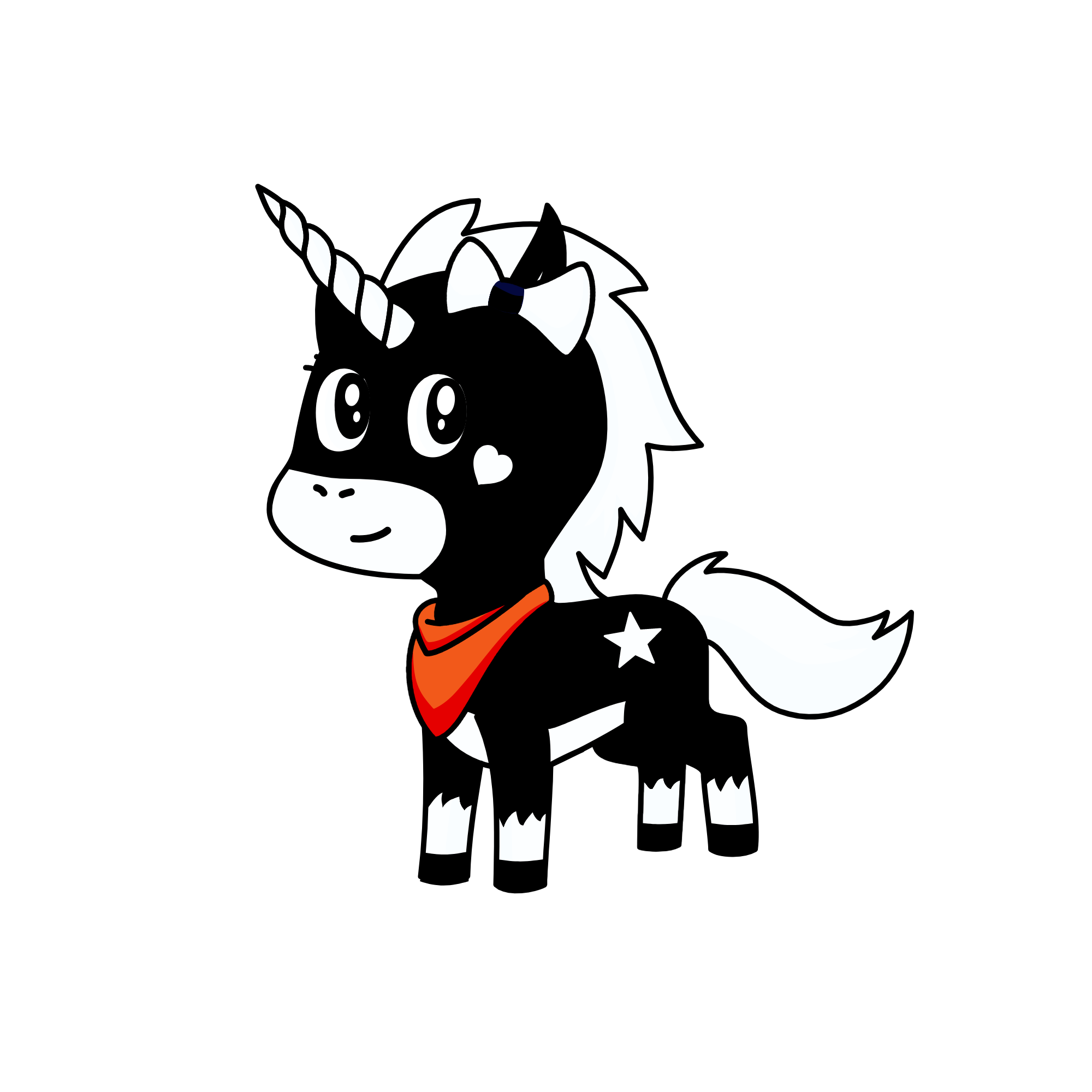 Midnight, the unicorn