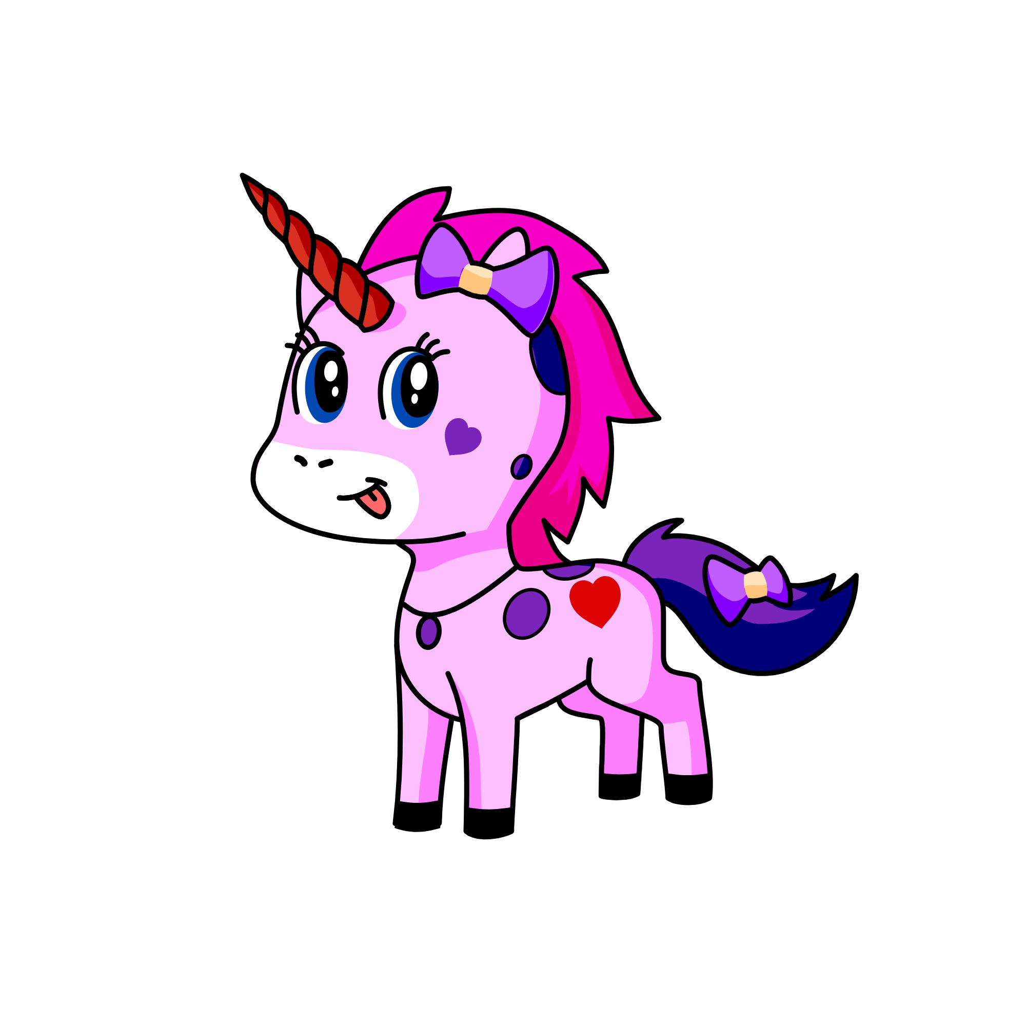 ❤, the unicorn