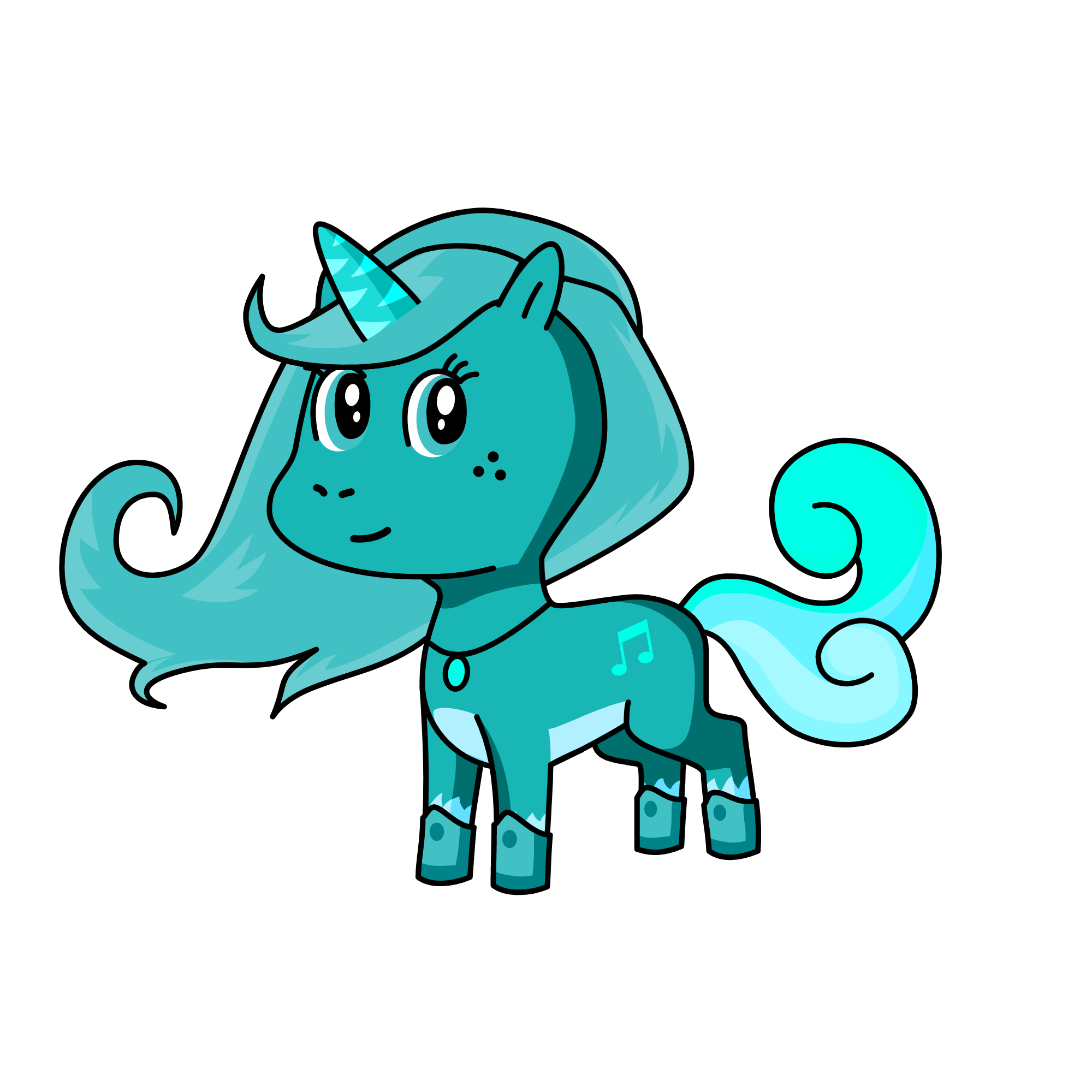 Amelia, the unicorn