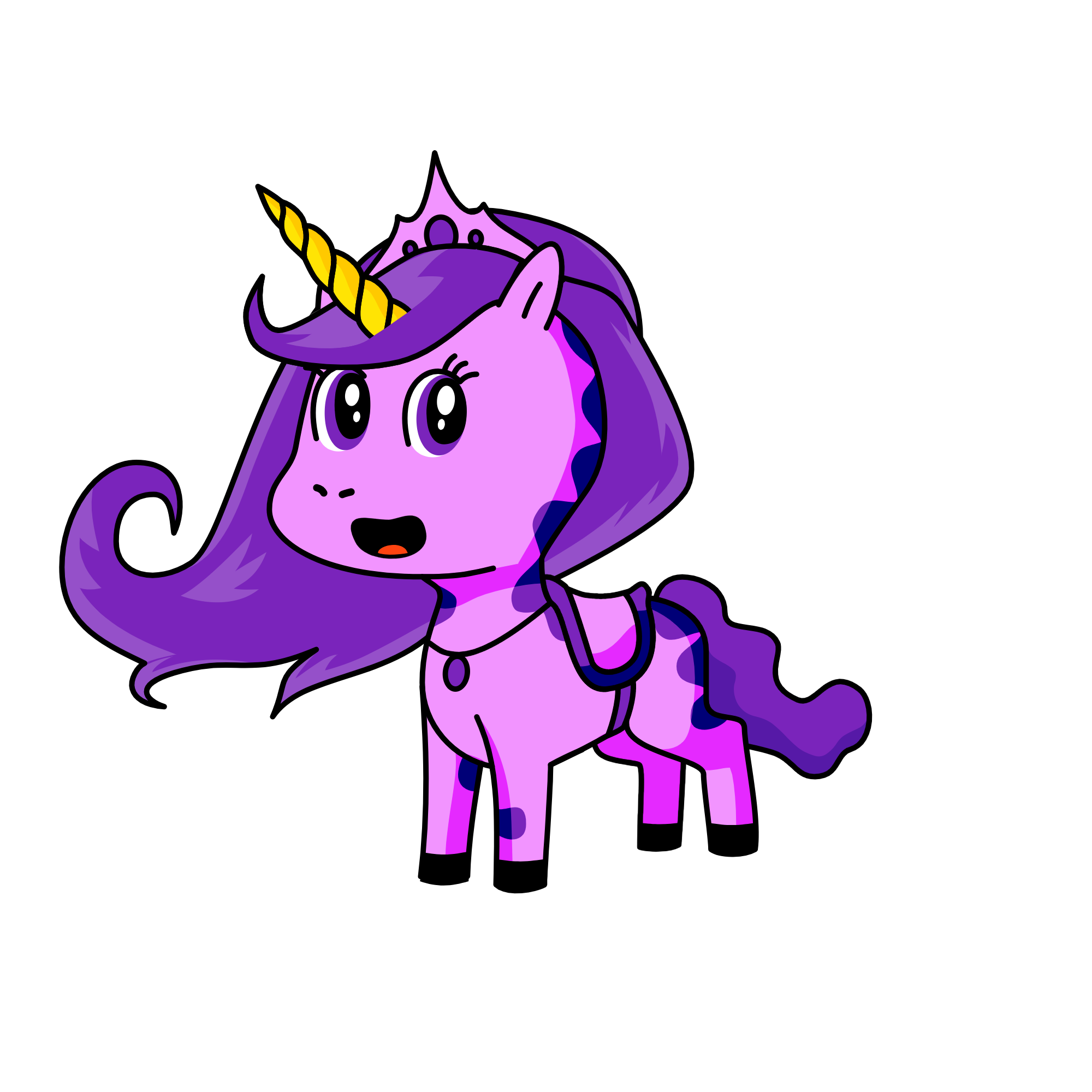 Grape, the unicorn