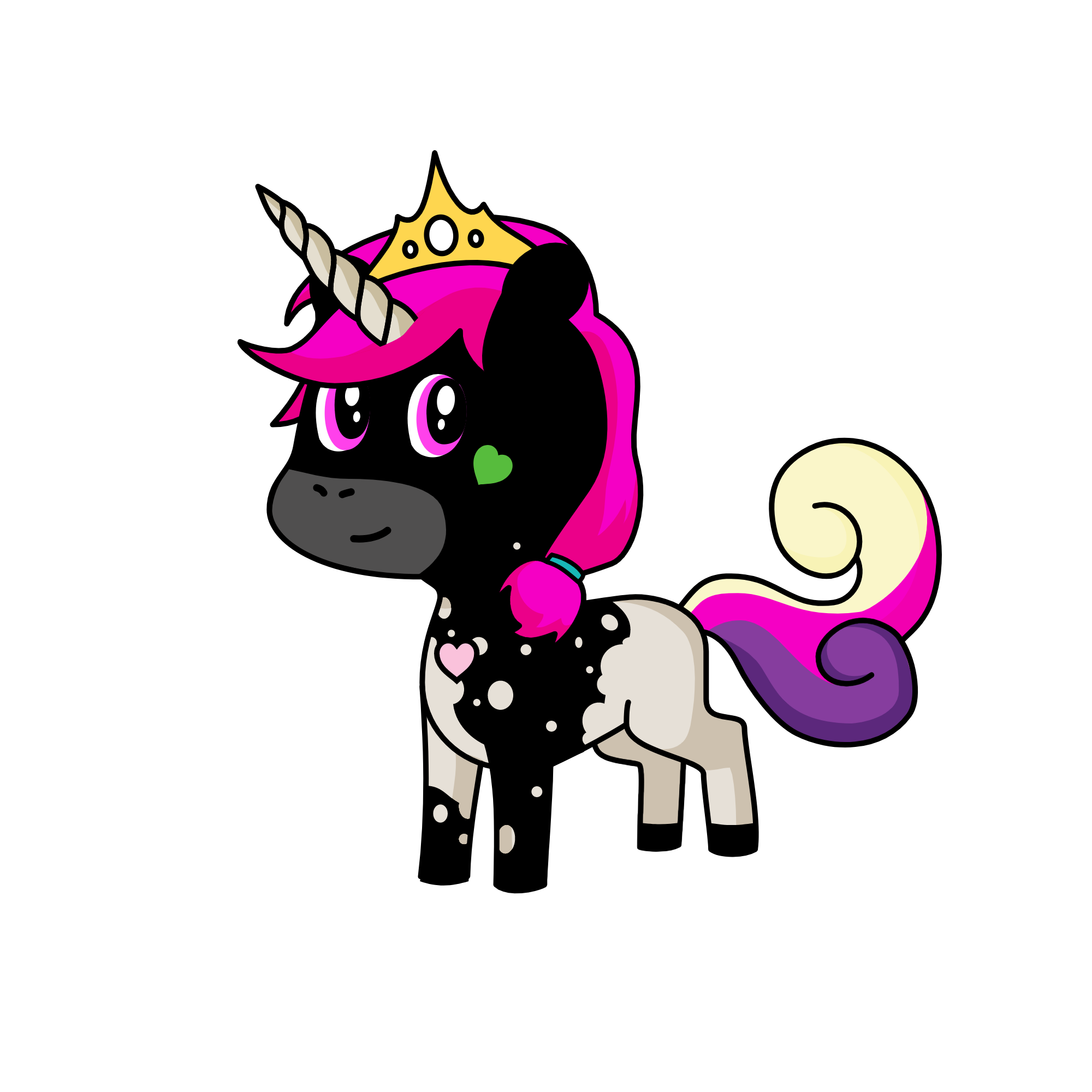Amber, the unicorn