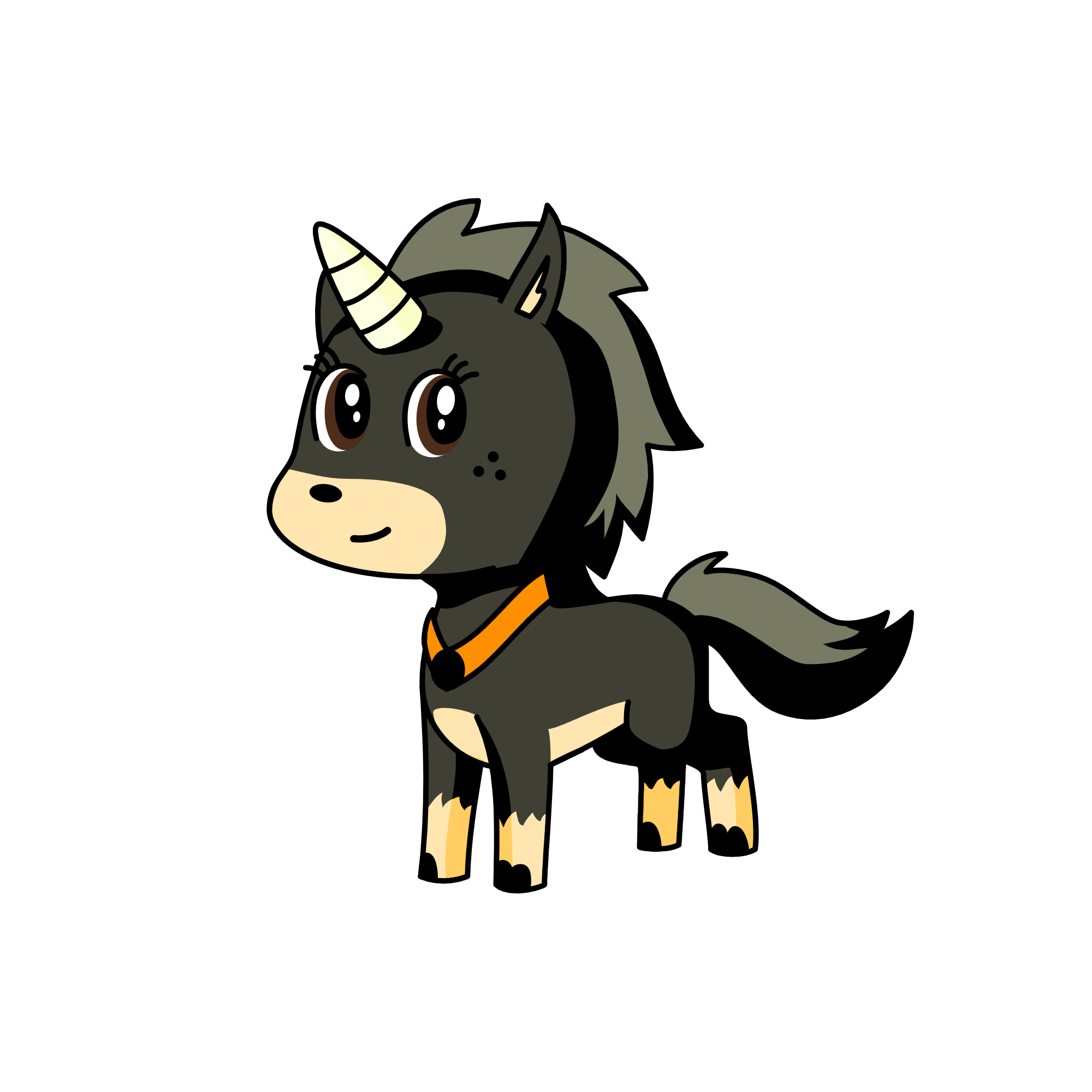 Hildie (My Dog), the unicorn